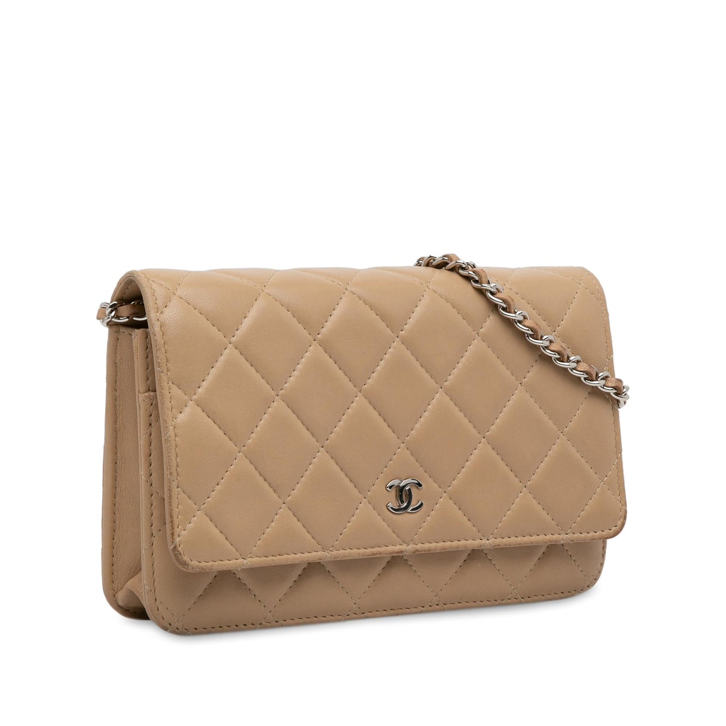 Chanel CC Classic Lambskin Wallet On Chain (SHG-kH8lRs) Crossbody