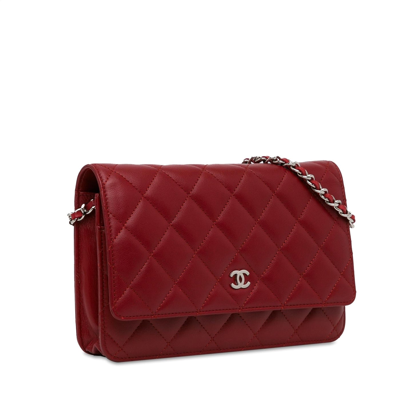 Chanel CC Lambskin Wallet on Chain (SHG-nOOcvI) Crossbody