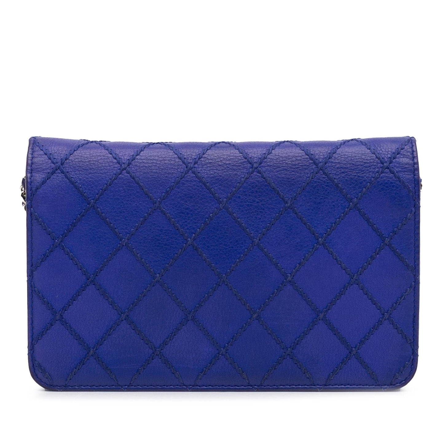 Chanel CC Lambskin Wild Stitch Wallet on Chain (SHG-IF20c2) Crossbody