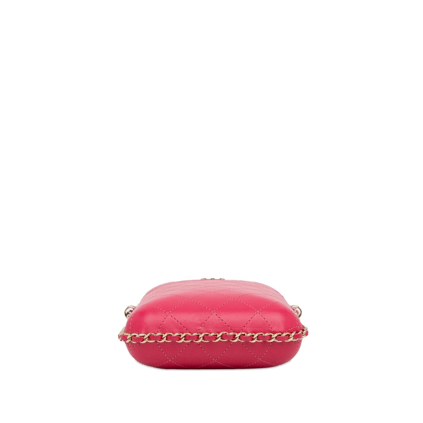 Chanel CC Quilted Calfskin Chain Around Phone Holder (SHG-oQsvAj) Crossbody