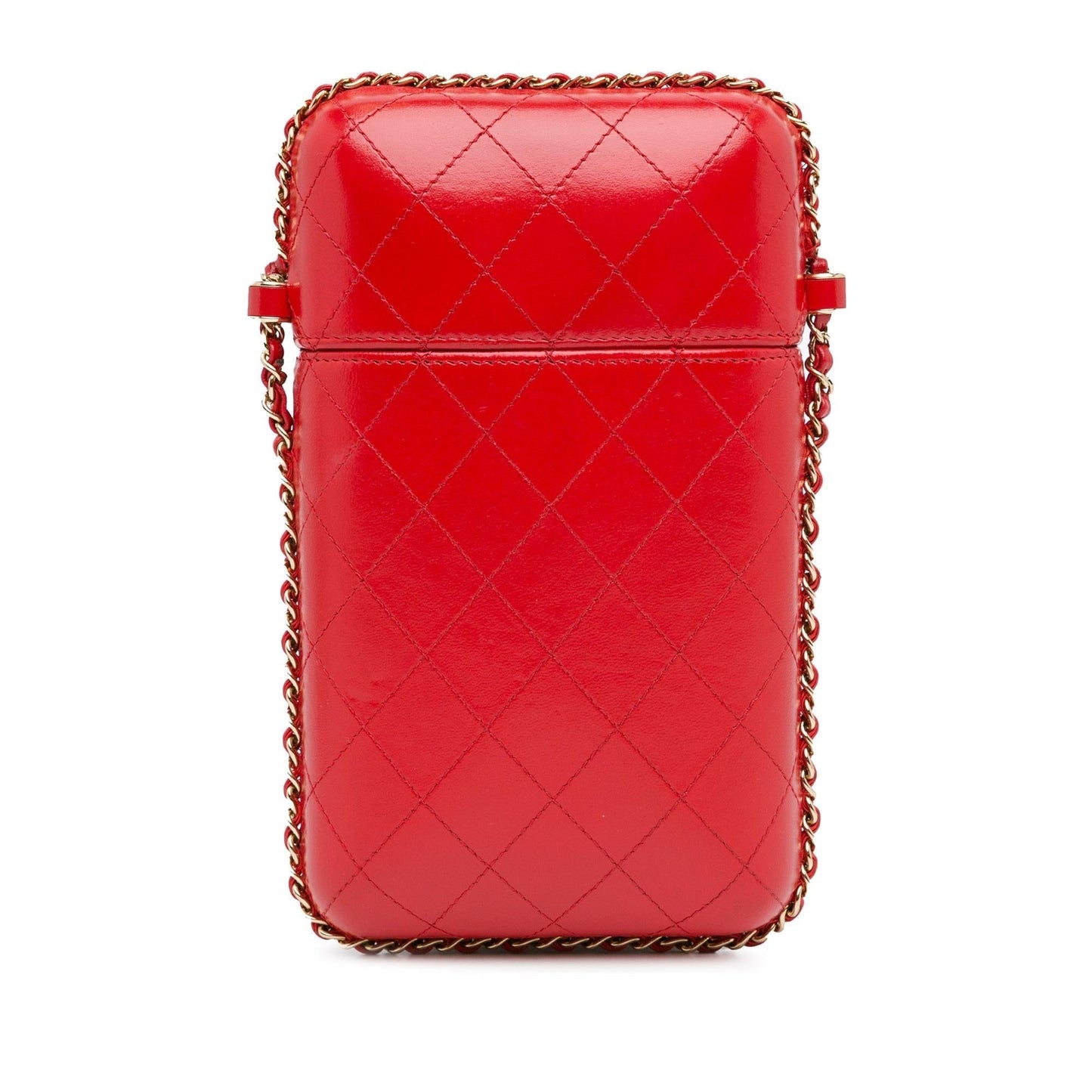 Chanel CC Quilted Calfskin Chain Around Phone Holder (SHG-t9r9NM) Crossbody