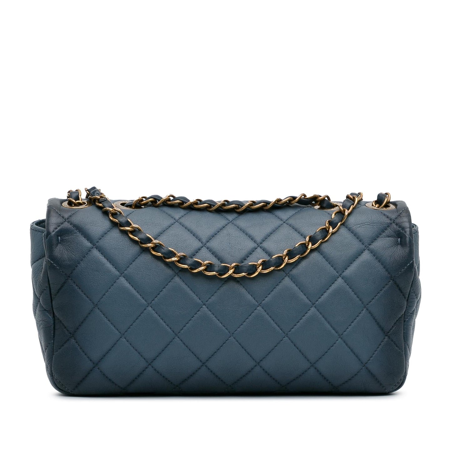 Chanel CC Quilted Calfskin Ombre Flap (SHG-mJHtHE) Shoulder Bag