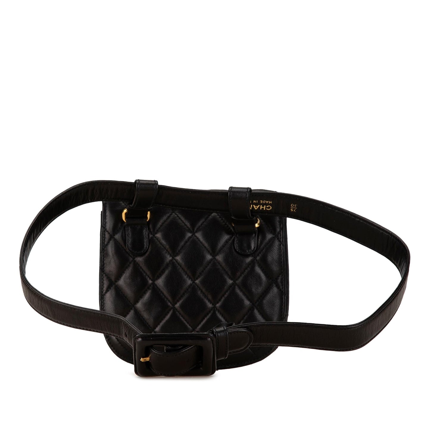 Chanel CC Quilted Lambskin Belt Bag (SHG-GMYcCg)