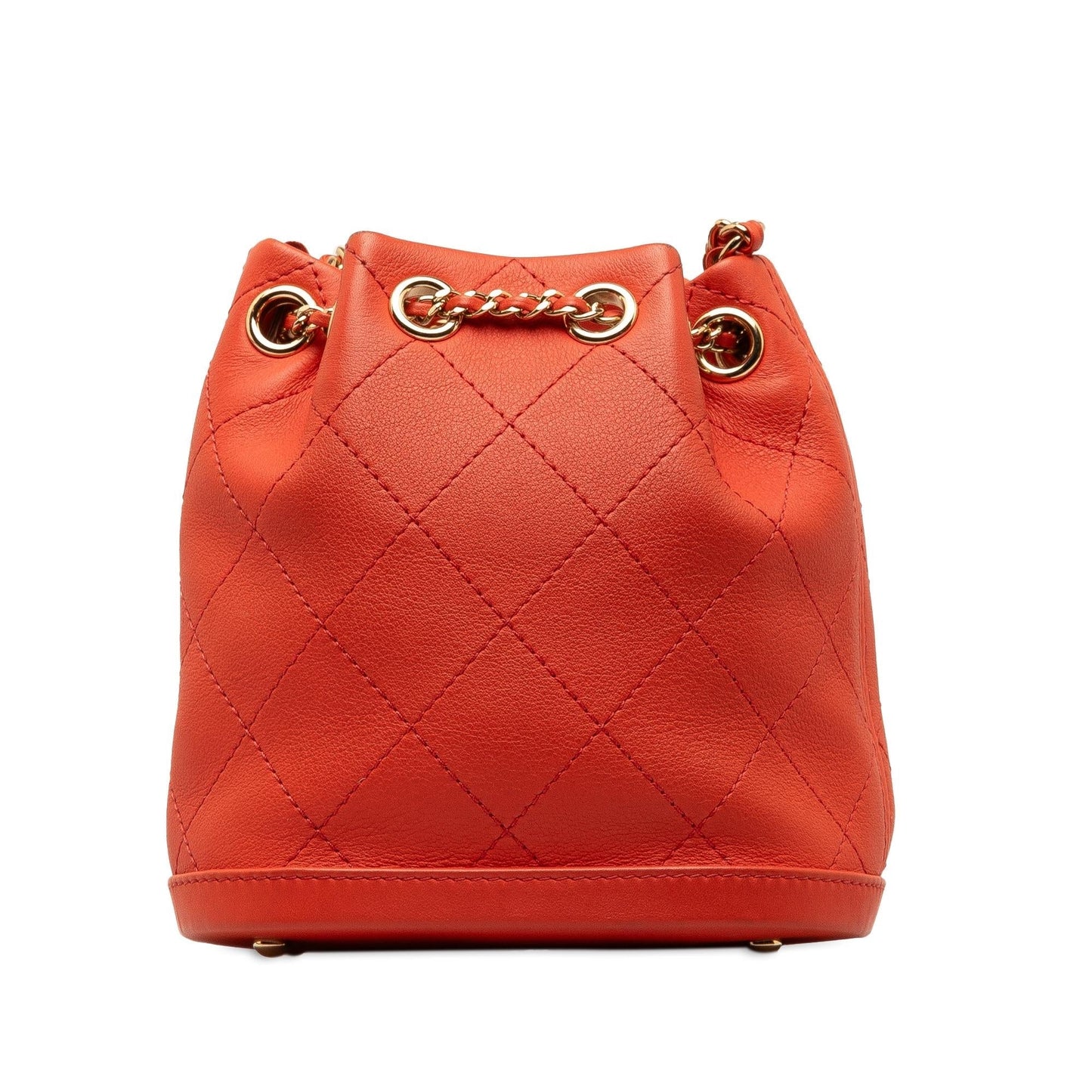 Chanel CC Quilted Lambskin Bucket (SHG-Kq4OAT) Shoulder Bag