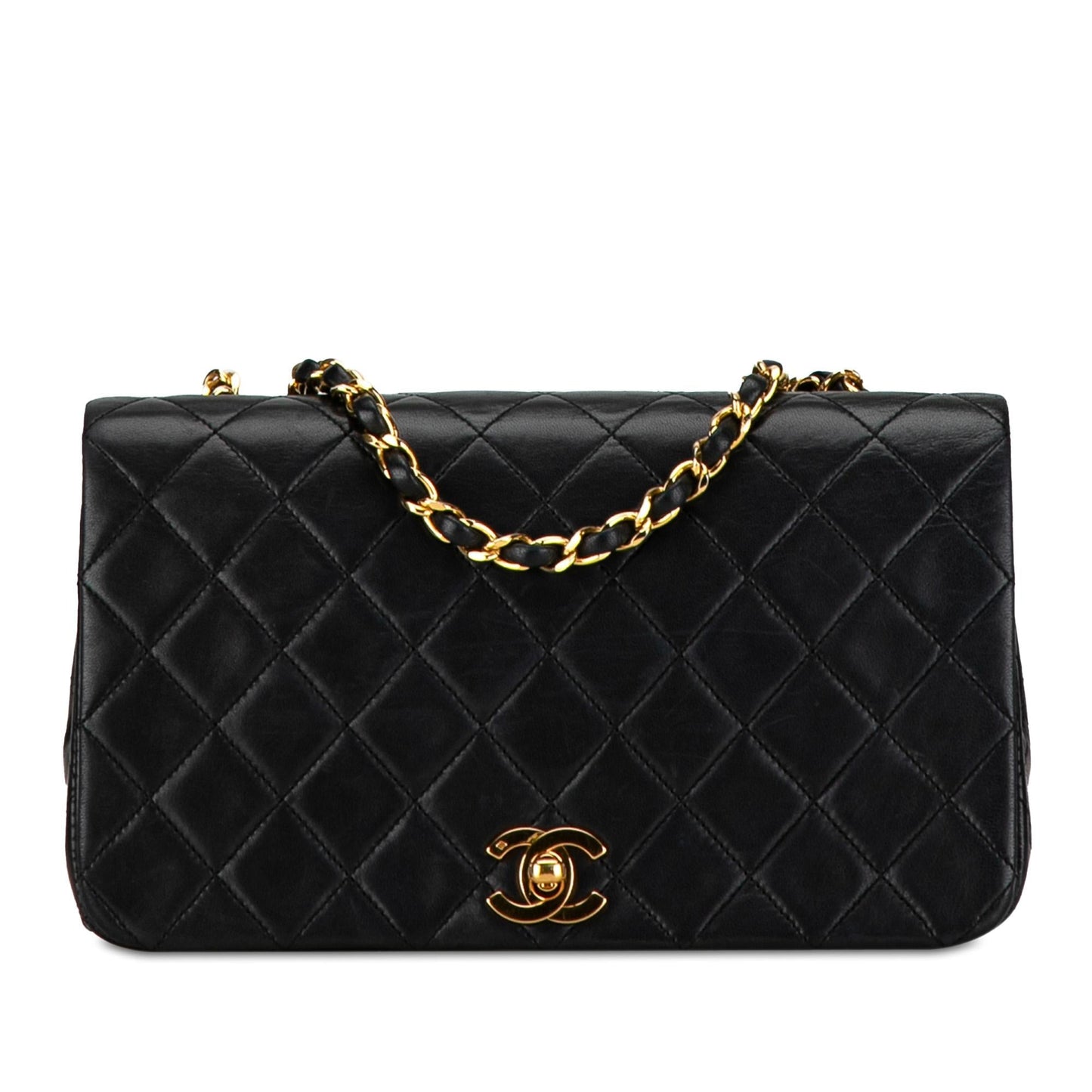 Chanel CC Quilted Lambskin Full Flap (SHG-Y9hmIP) Crossbody
