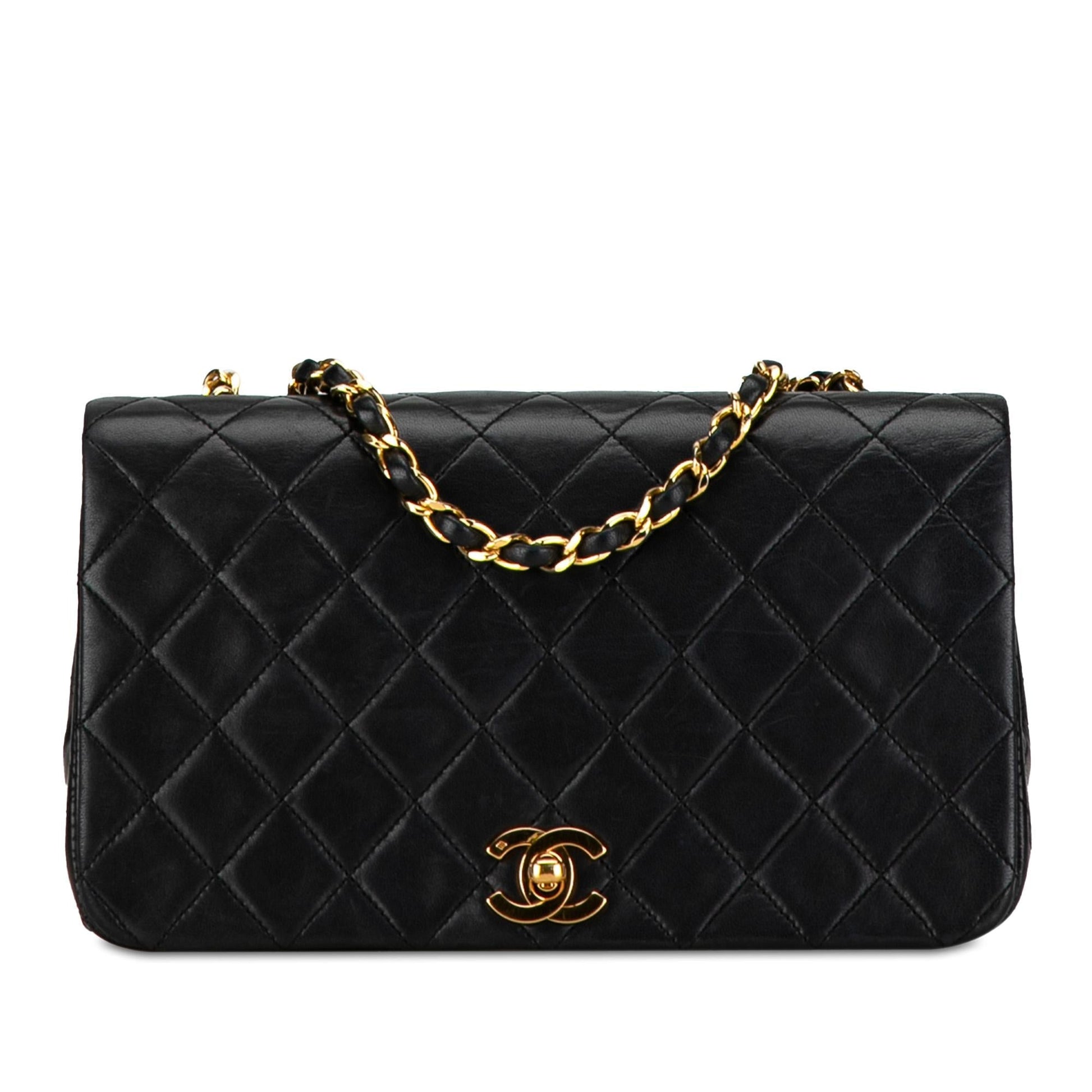 Chanel CC Quilted Lambskin Full Flap (SHG-Y9hmIP) Crossbody