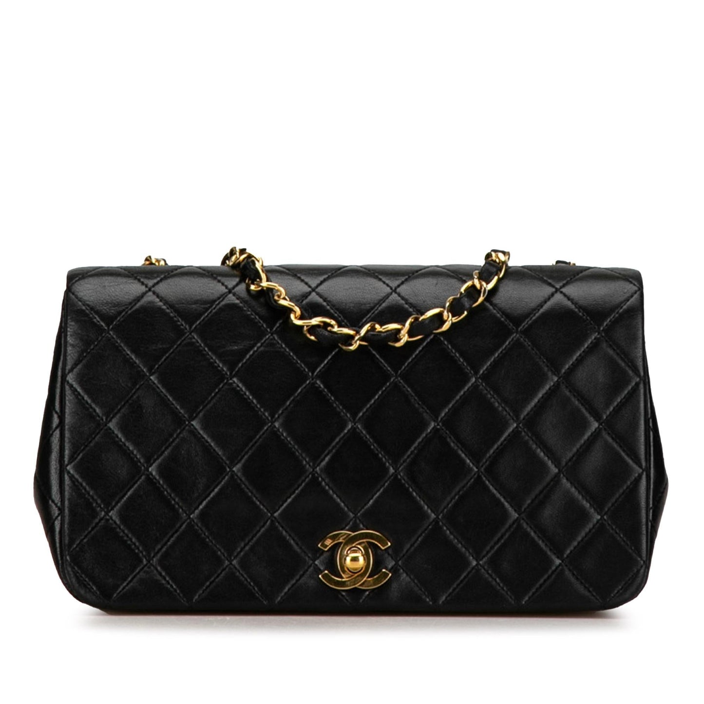 Chanel CC Quilted Lambskin Full Flap (SHG-6r8o9E) Crossbody