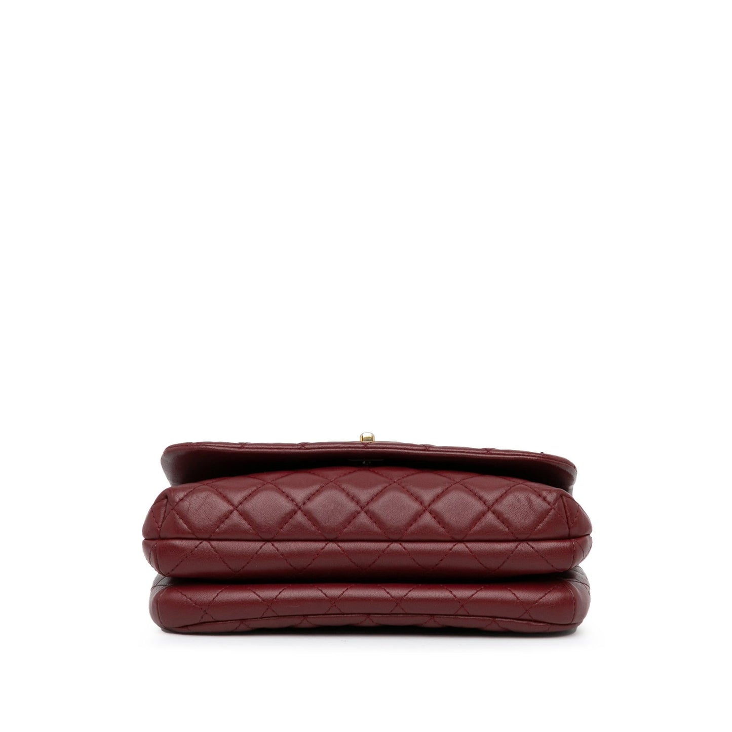 Chanel CC Quilted Lambskin Knock on Wood Satchel (SHG-wiPzxy) Handbag