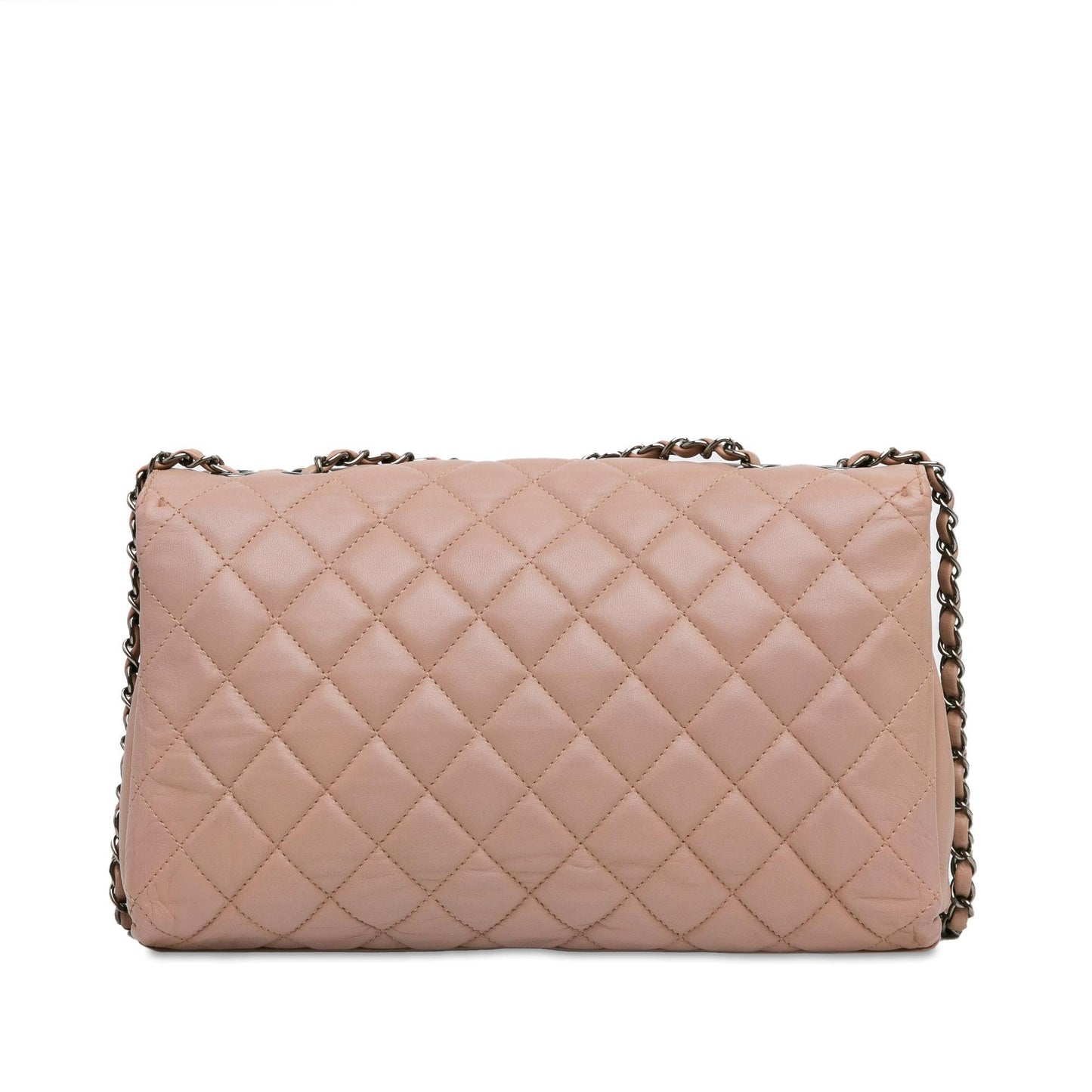 Chanel CC Quilted Lambskin Turnlock Flap (SHG-7D2P46) Shoulder Bag