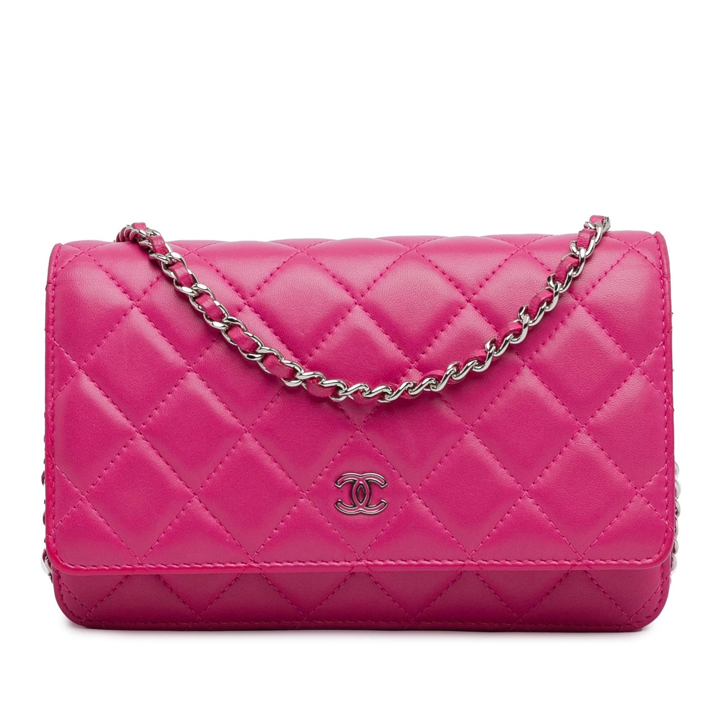 Chanel CC Quilted Lambskin Wallet On Chain (SHG-CEhNf2) Crossbody