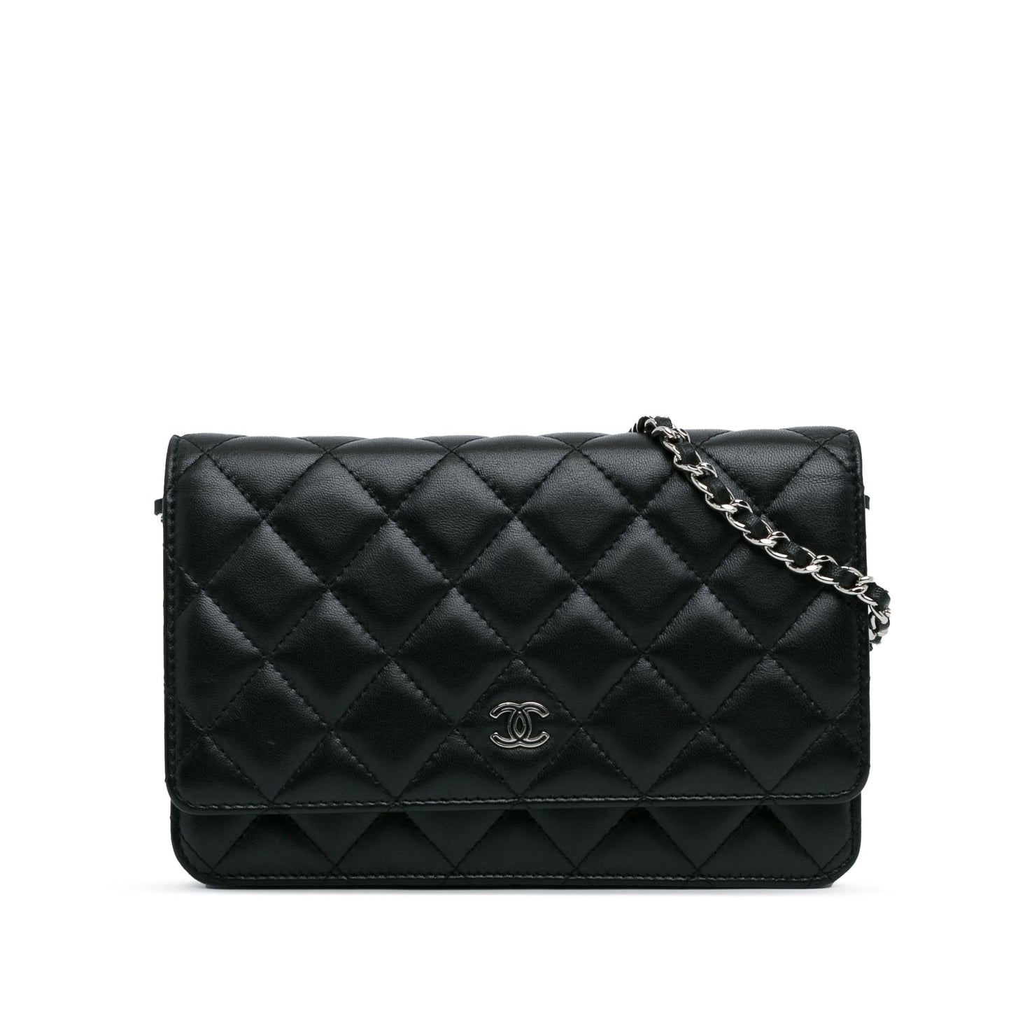 Chanel CC Quilted Lambskin Wallet On Chain (SHG-FJ9bzv) Crossbody
