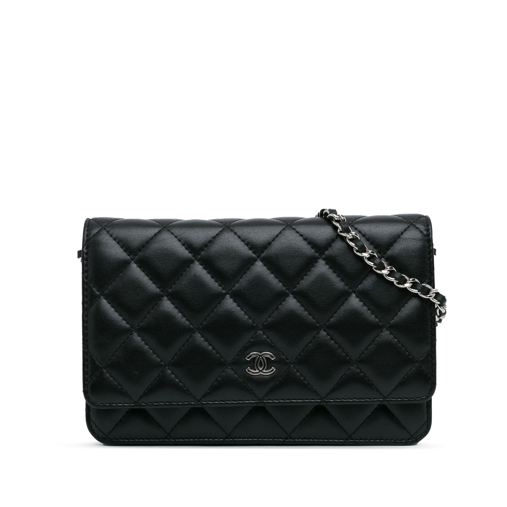 Chanel CC Quilted Lambskin Wallet On Chain (SHG-FJ9bzv) Crossbody