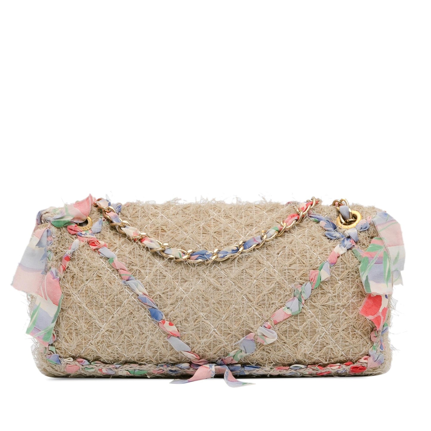 Chanel CC Straw Country Flap (SHG-eOS05U) Shoulder Bag