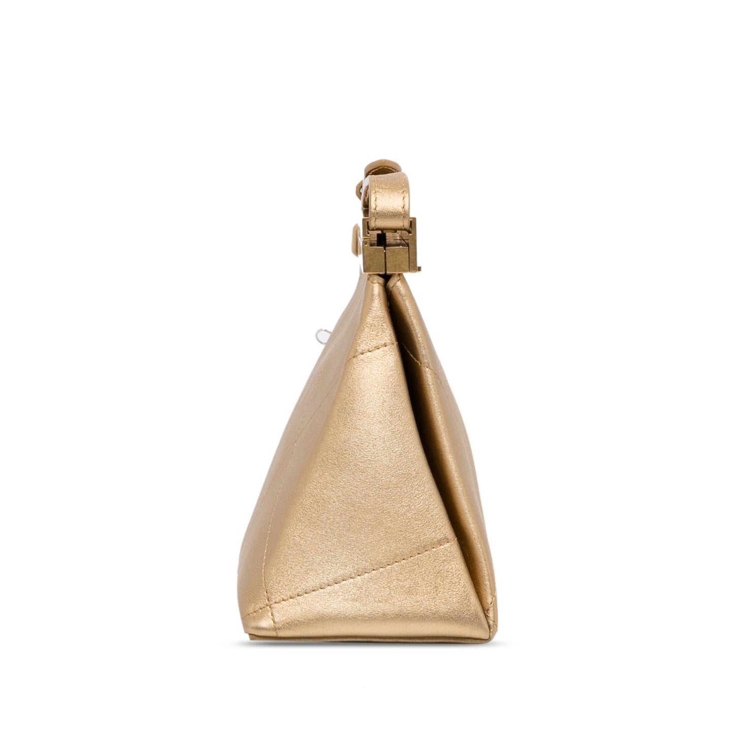 Chanel Calfskin Kiss Lock Frame Bag (SHG-Fxs2qA)