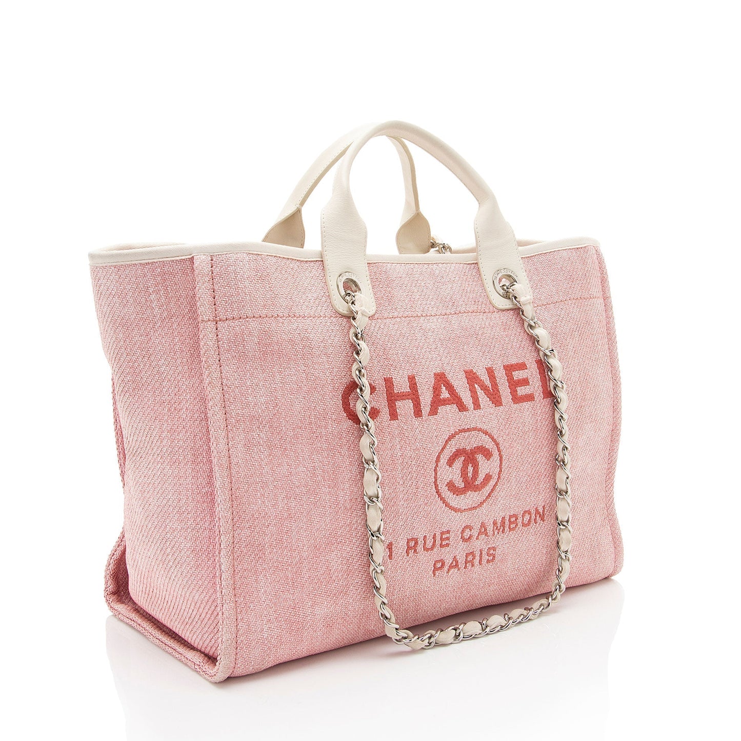 Chanel Woven Straw Deauville Medium Tote (SHF-TGmZ7d)