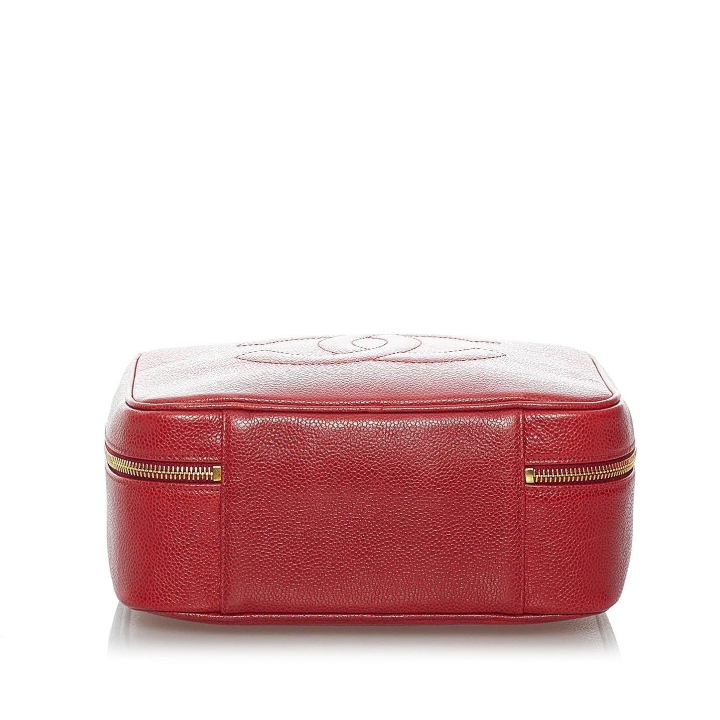 Chanel Caviar CC Lunch Box Vanity Case (SHG-PrqR71) Handbag