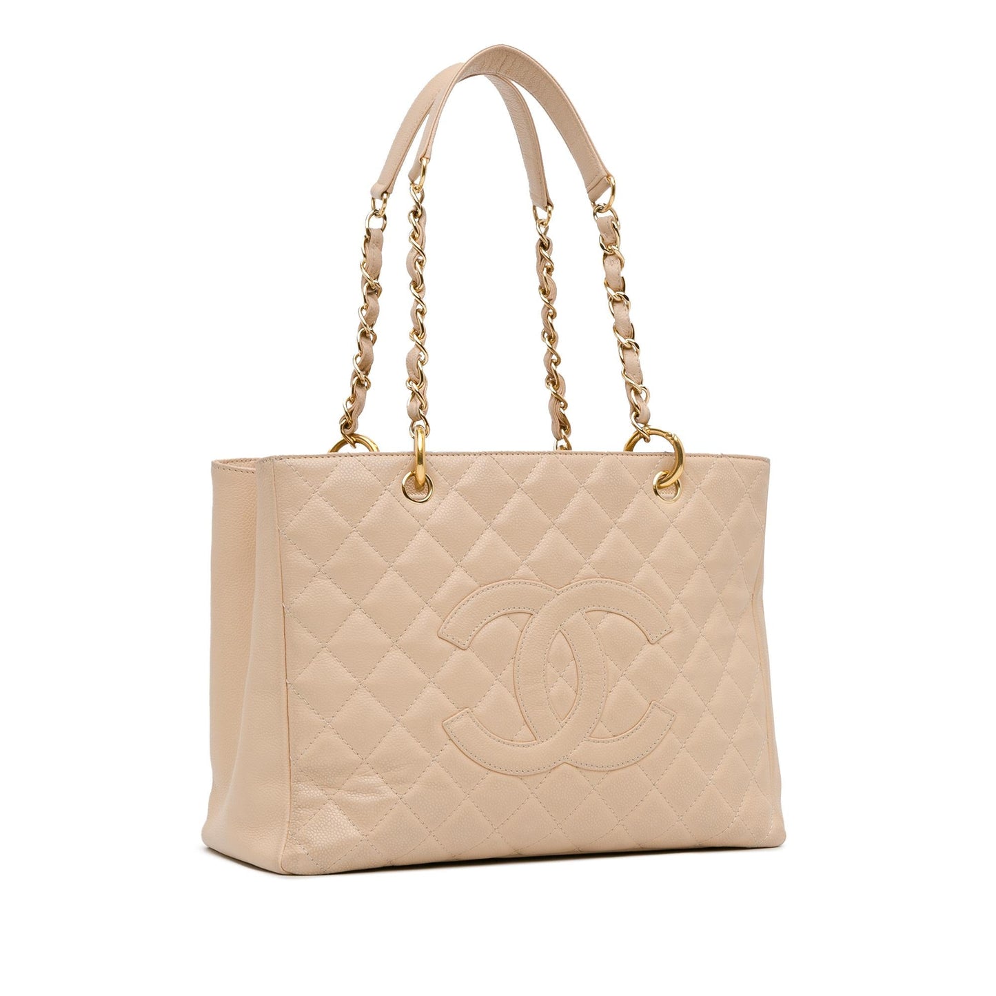 Chanel Caviar Grand Shopping Tote (SHG-V5TxH5)