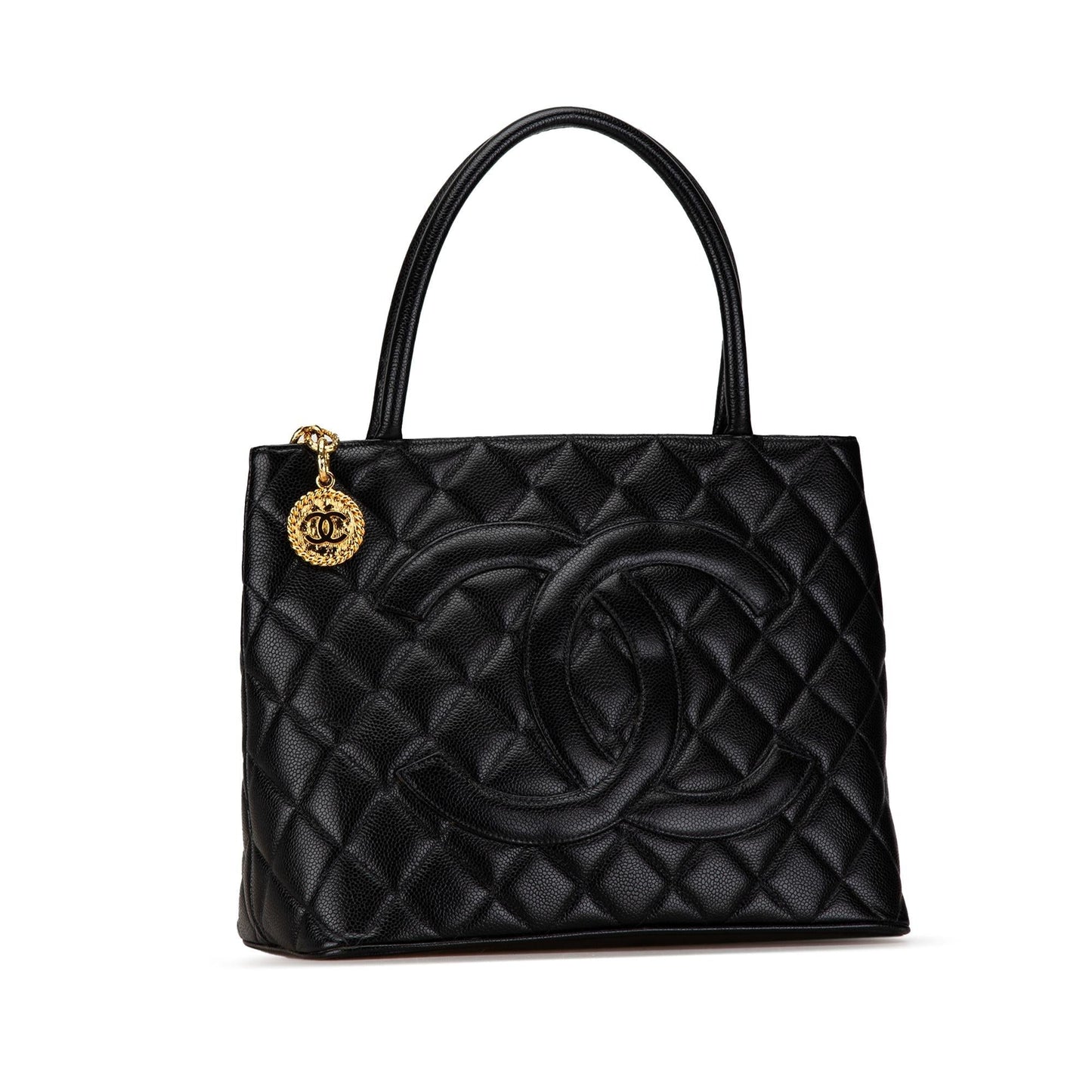 Chanel Caviar Medallion Tote (SHG-90N51p)