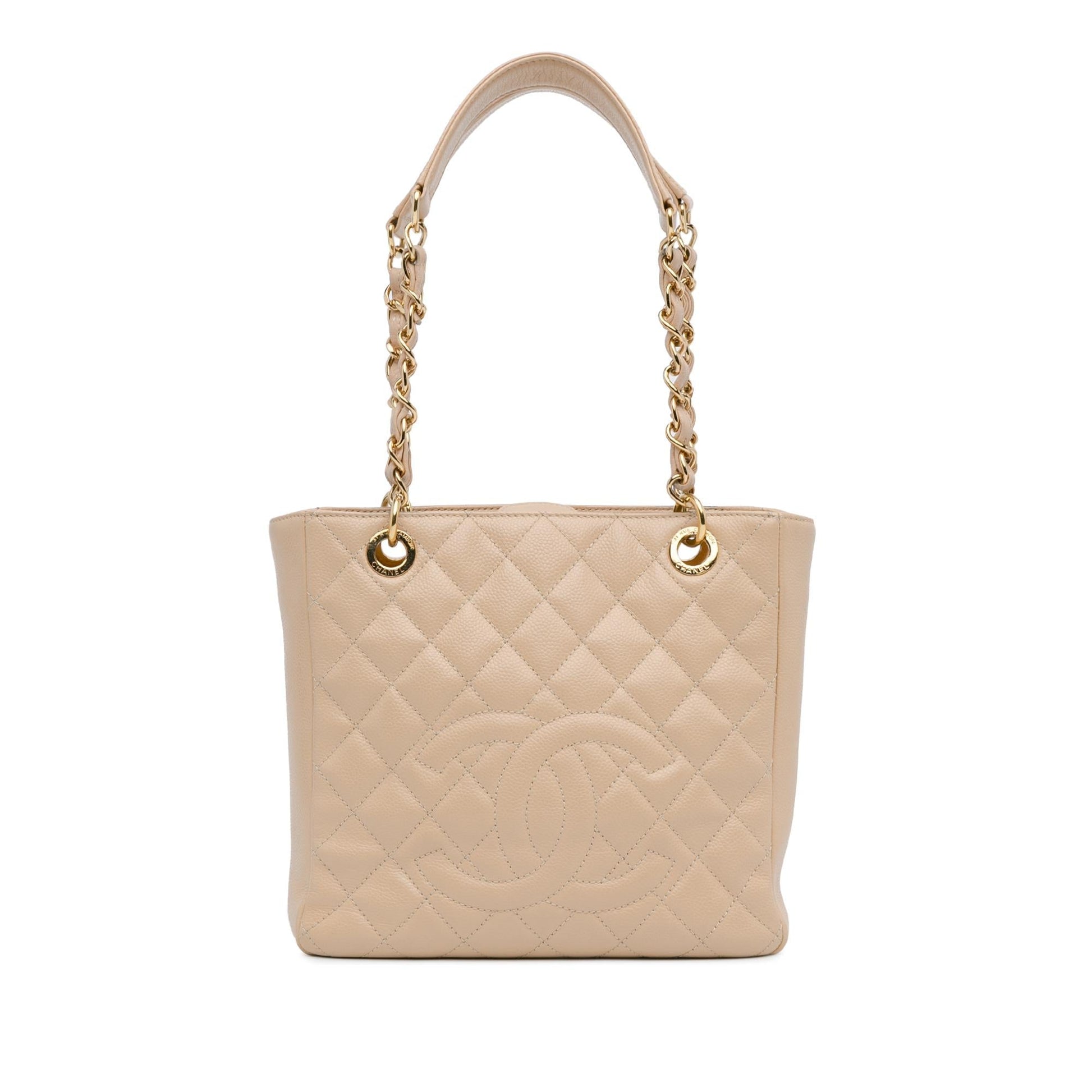 Chanel Caviar Petite Shopping Tote (SHG-cIXDiD)