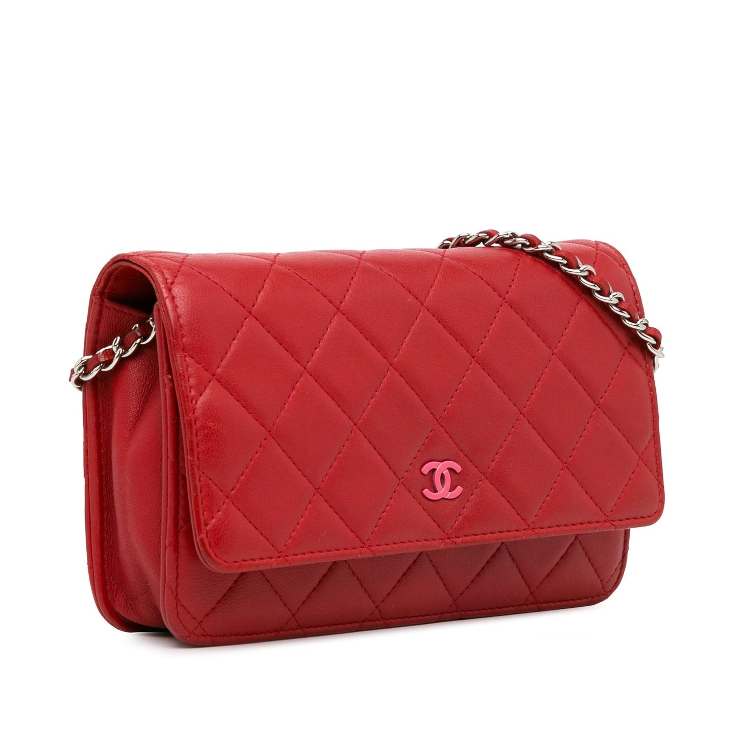 Chanel Classic Lambskin Wallet on Chain (SHG-lnfadS) Crossbody