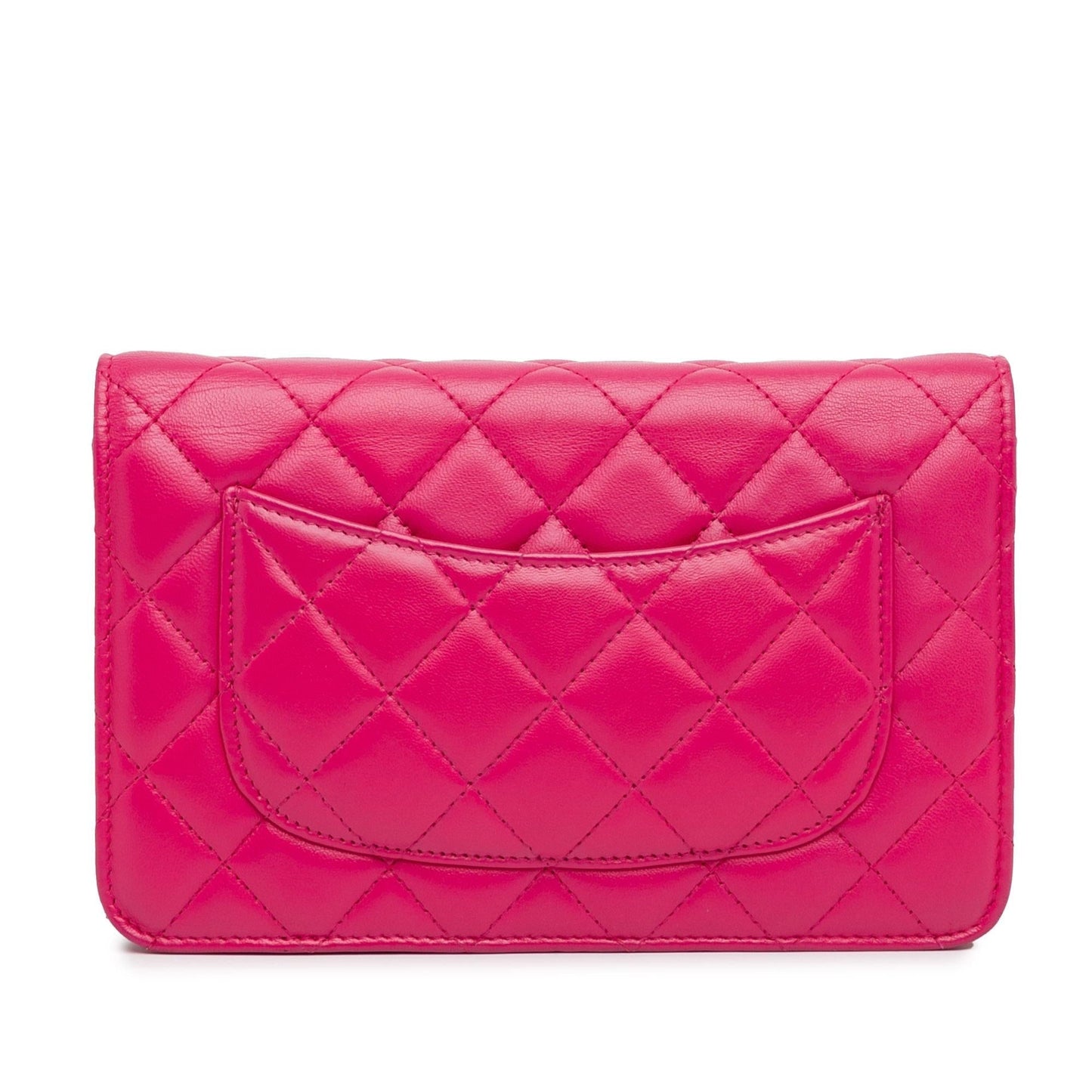 Chanel Classic Lambskin Wallet on Chain (SHG-odTePg) Crossbody