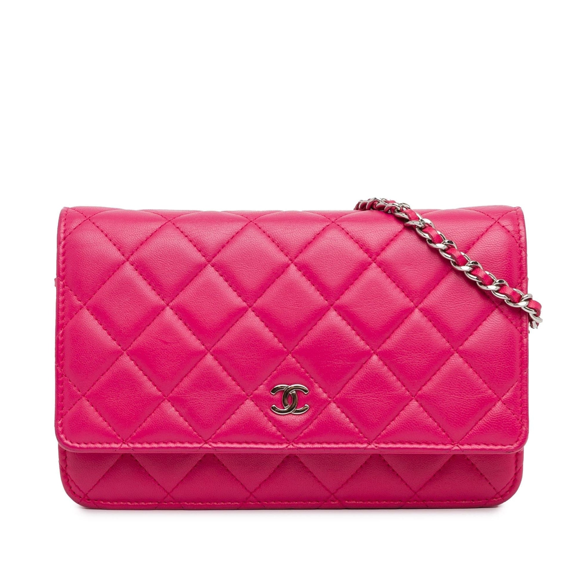 Chanel Classic Lambskin Wallet on Chain (SHG-odTePg) Crossbody