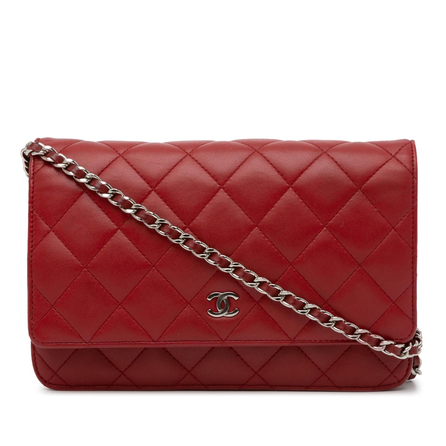 Chanel Classic Lambskin Wallet on Chain (SHG-Hw2FNV) Crossbody