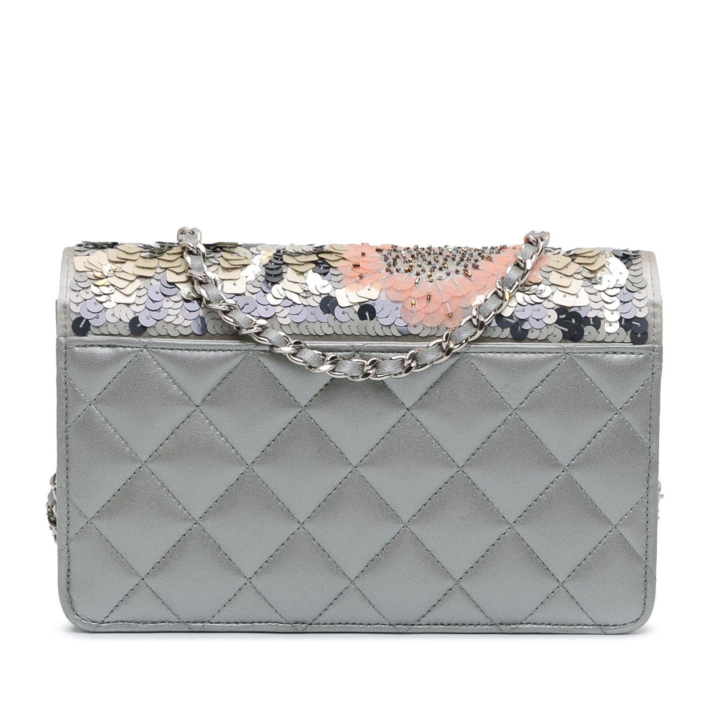 Chanel Flower Sequins Wallet On Chain (SHG-u3QW2r) Crossbody