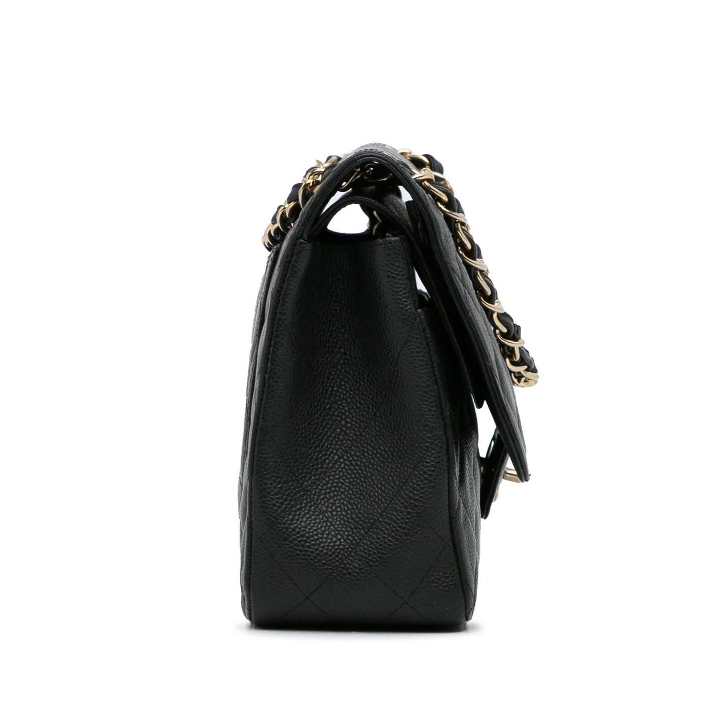 Chanel Jumbo Classic Caviar Double Flap (SHG-KP2qbj) Shoulder Bag