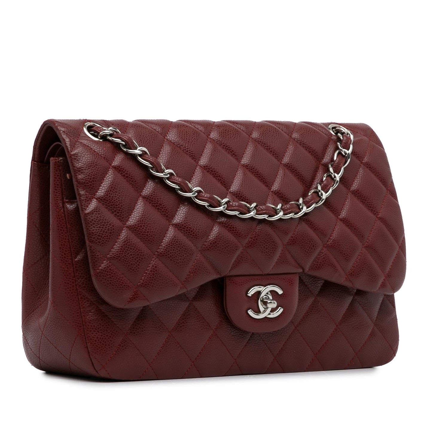 Chanel Jumbo Classic Caviar Double Flap (SHG-KjVUlS) Shoulder Bag