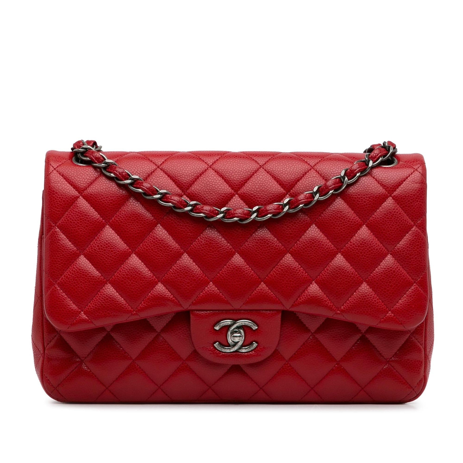 Chanel Jumbo Classic Caviar Double Flap (SHG-rzSVwh) Shoulder Bag
