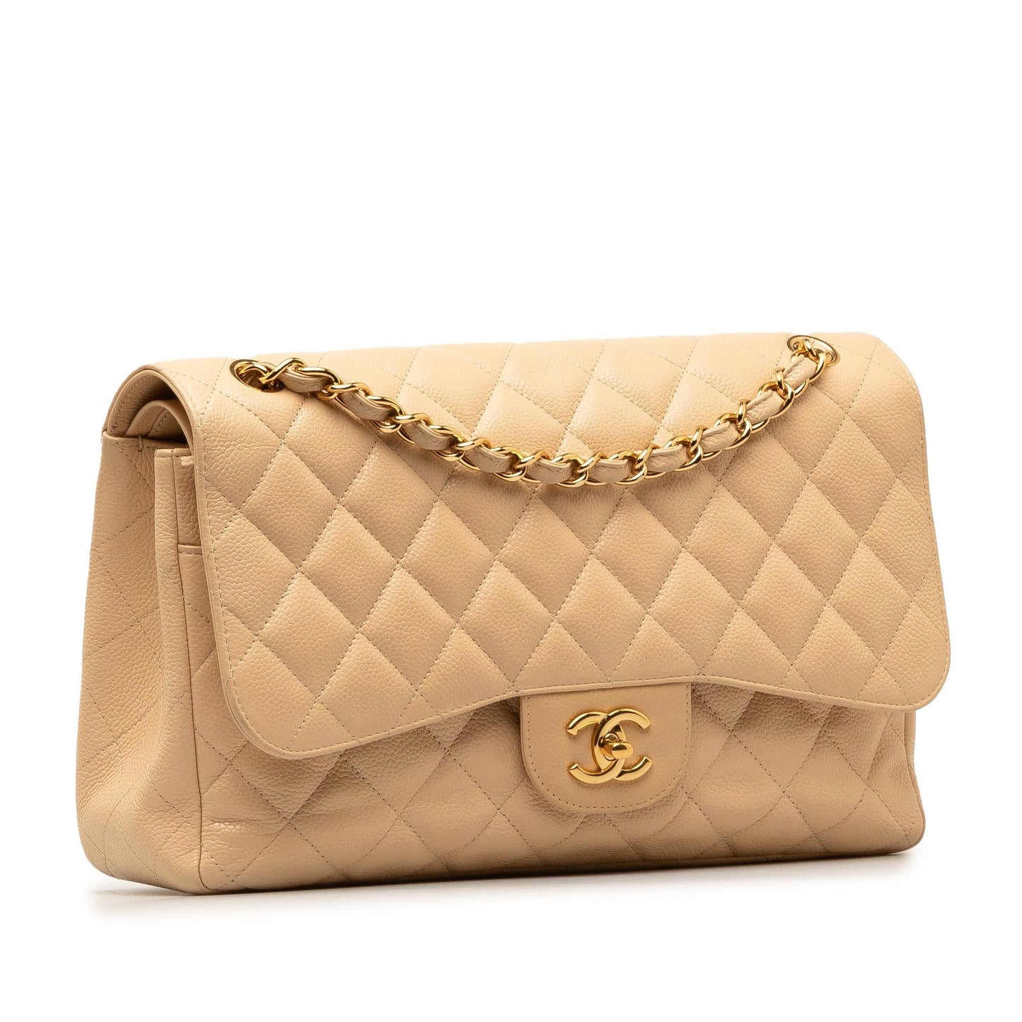 Chanel Jumbo Classic Caviar Double Flap (SHG-TG68Ji) Shoulder Bag