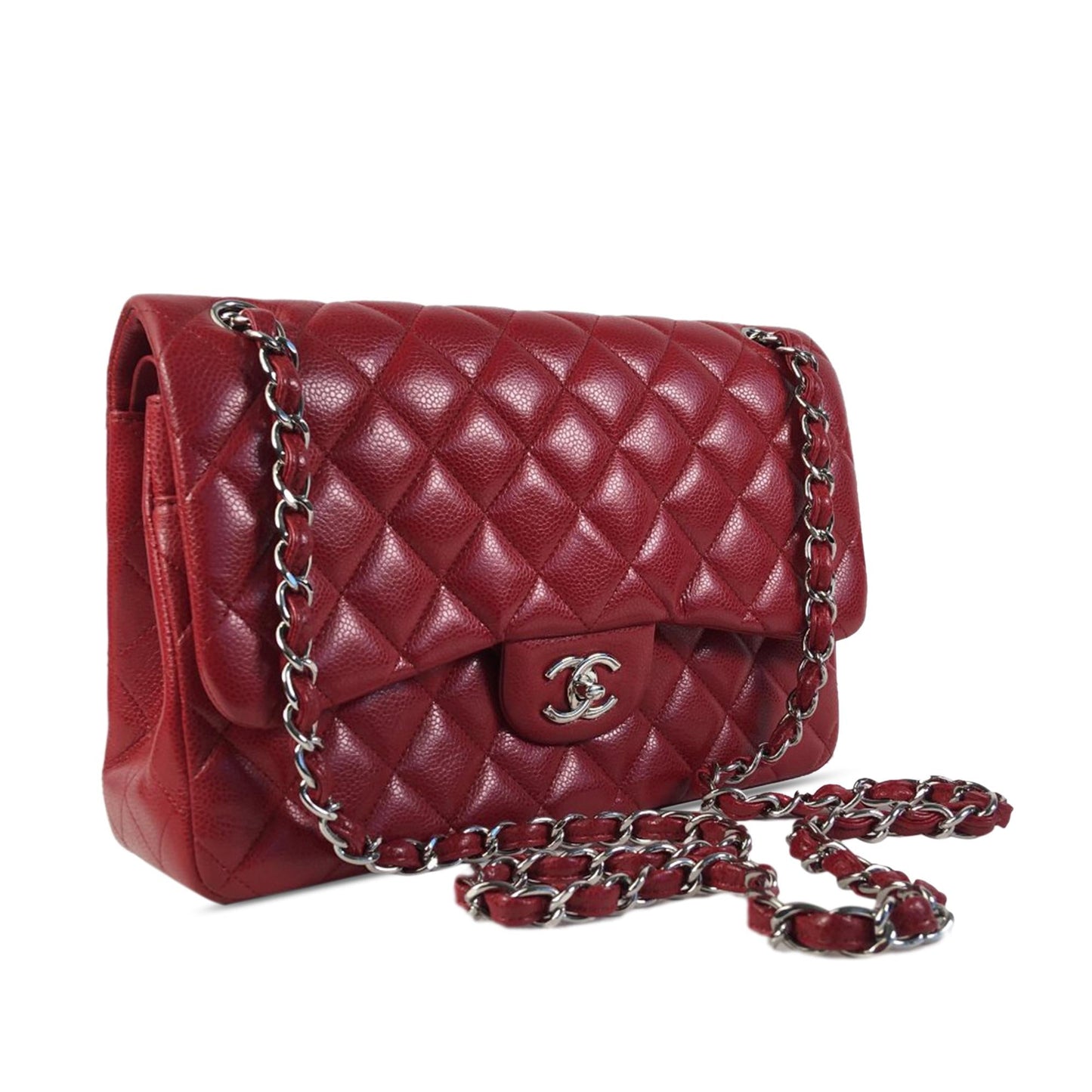 Chanel Jumbo Classic Caviar Double Flap (SHG-mP5ILT) Shoulder Bag