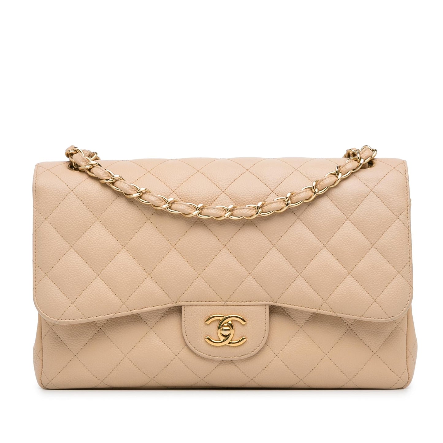 Chanel Jumbo Classic Caviar Double Flap (SHG-lqMXv8) Shoulder Bag