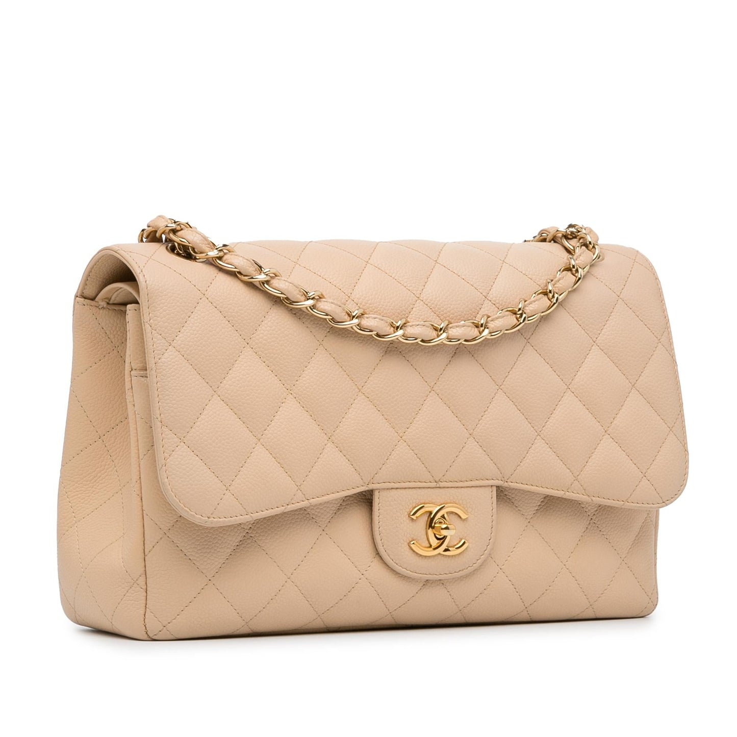 Chanel Jumbo Classic Caviar Double Flap (SHG-lqMXv8) Shoulder Bag
