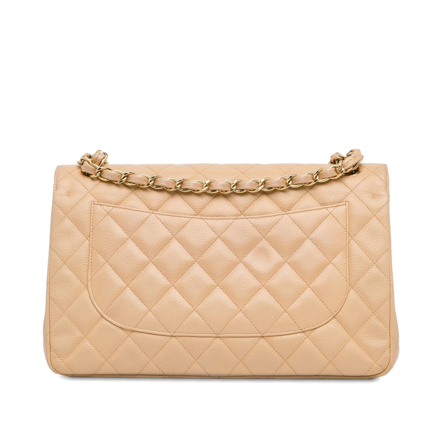 Chanel Jumbo Classic Caviar Double Flap (SHG-VsT6Cu) Shoulder Bag