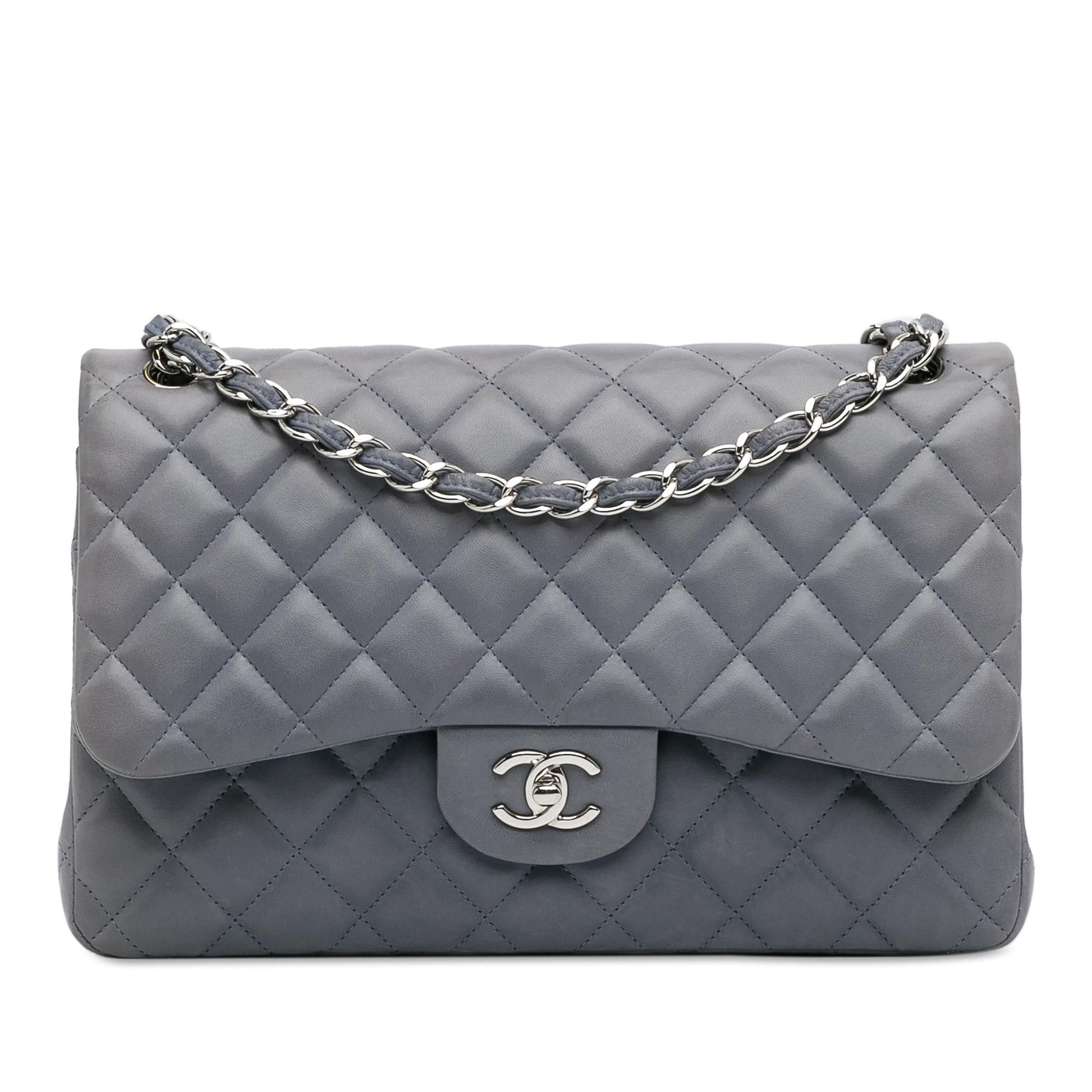 Chanel Jumbo Classic Lambskin Double Flap (SHG-YF7bft) Shoulder Bag