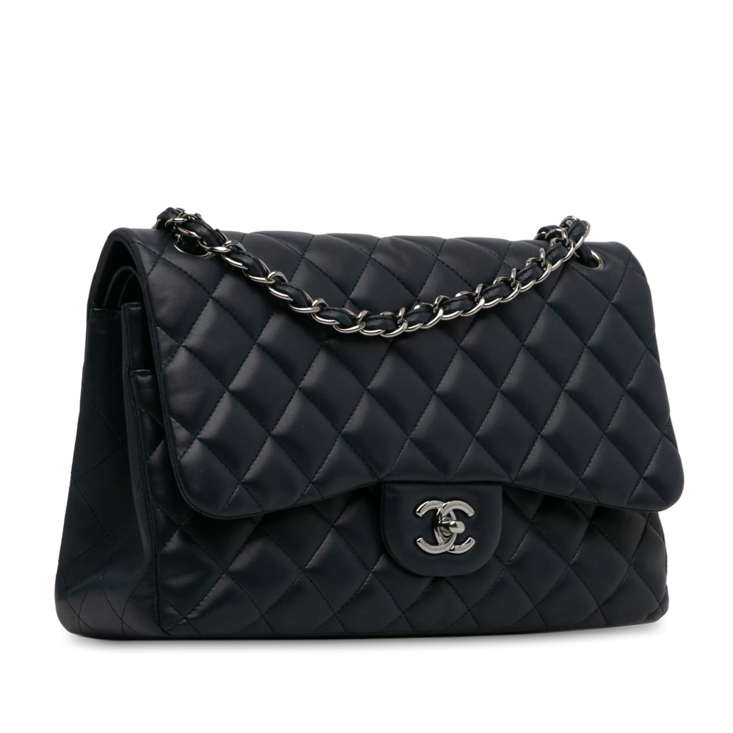 Chanel Jumbo Classic Lambskin Double Flap (SHG-6ybnBt) Shoulder Bag