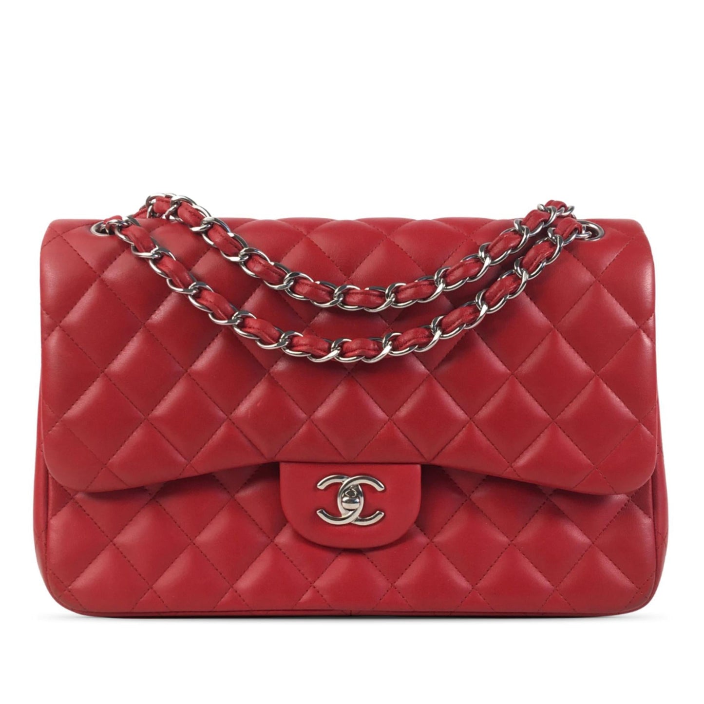 Chanel Jumbo Classic Lambskin Double Flap (SHG-430UAz) Shoulder Bag