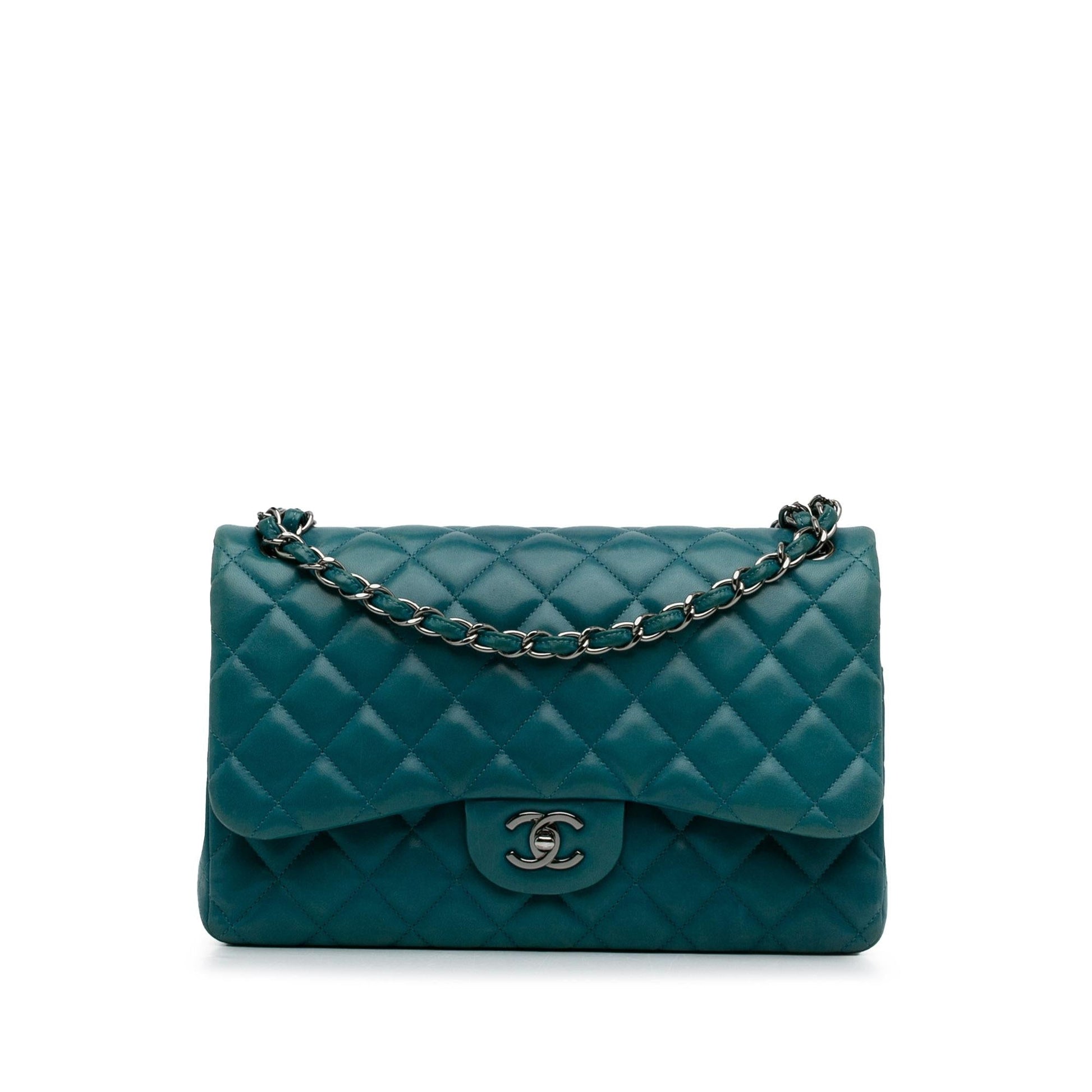 Chanel Jumbo Classic Lambskin Double Flap (SHG-UbnuTf) Shoulder Bag