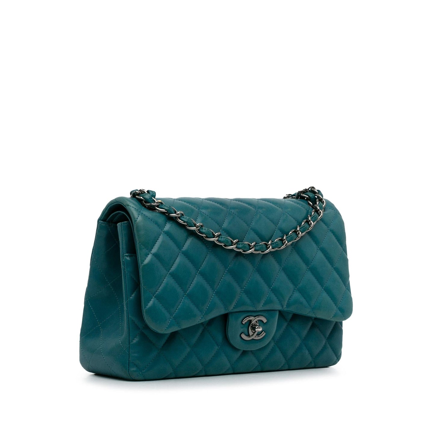 Chanel Jumbo Classic Lambskin Double Flap (SHG-UbnuTf) Shoulder Bag