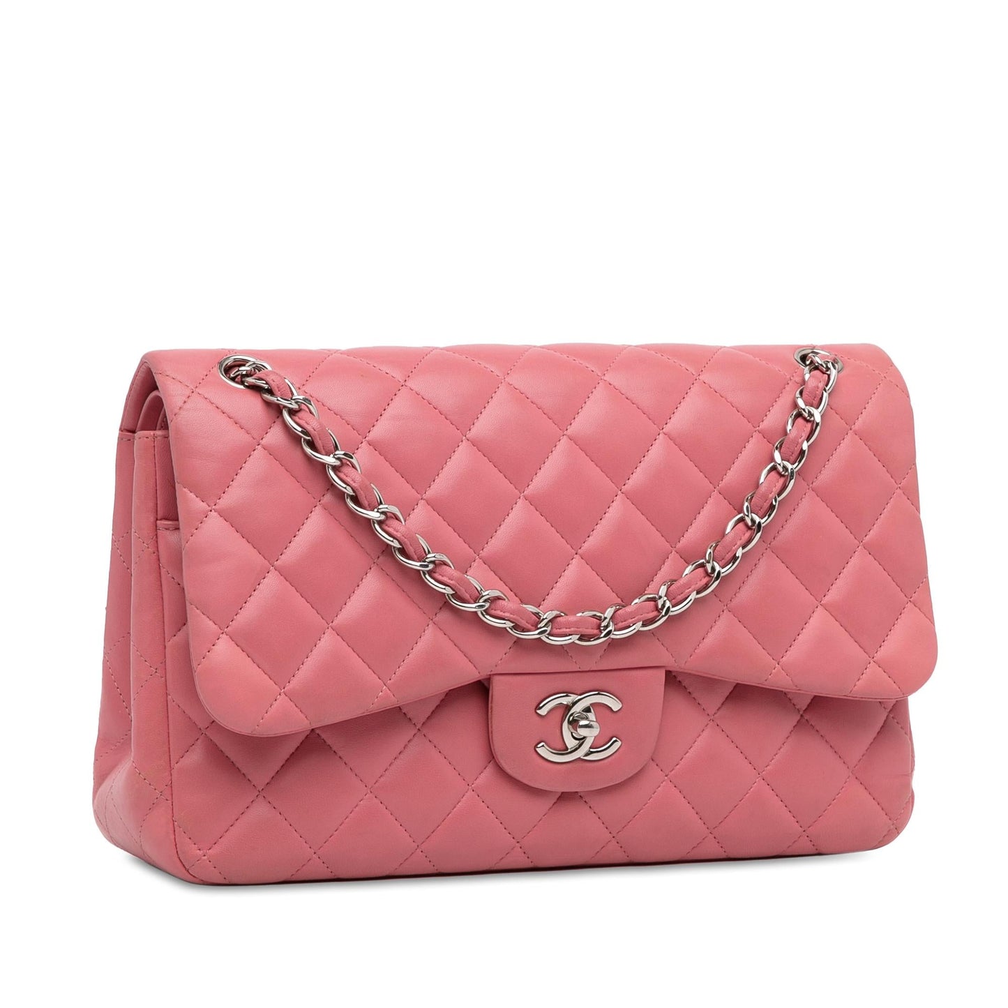 Chanel Jumbo Classic Lambskin Double Flap (SHG-5so0eX) Shoulder Bag
