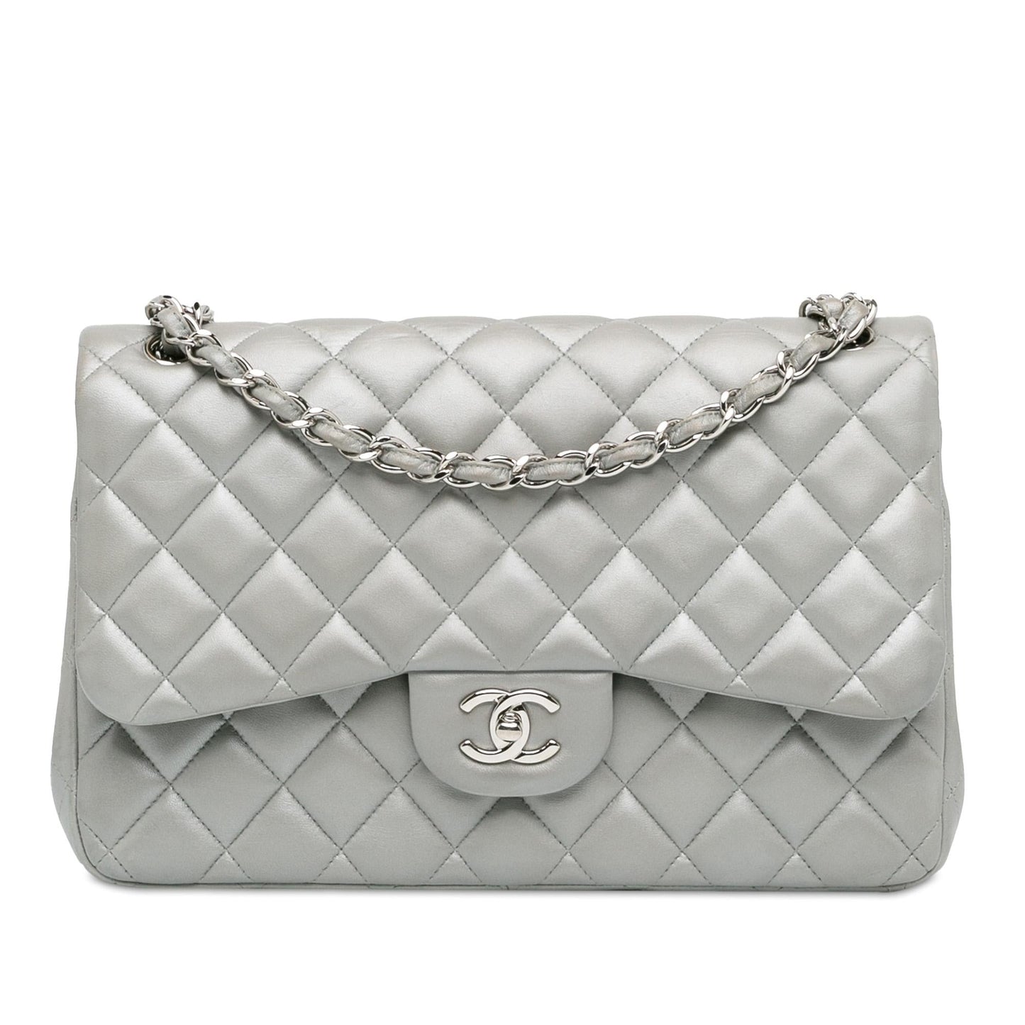 Chanel Jumbo Classic Lambskin Double Flap (SHG-FFE2dS) Shoulder Bag