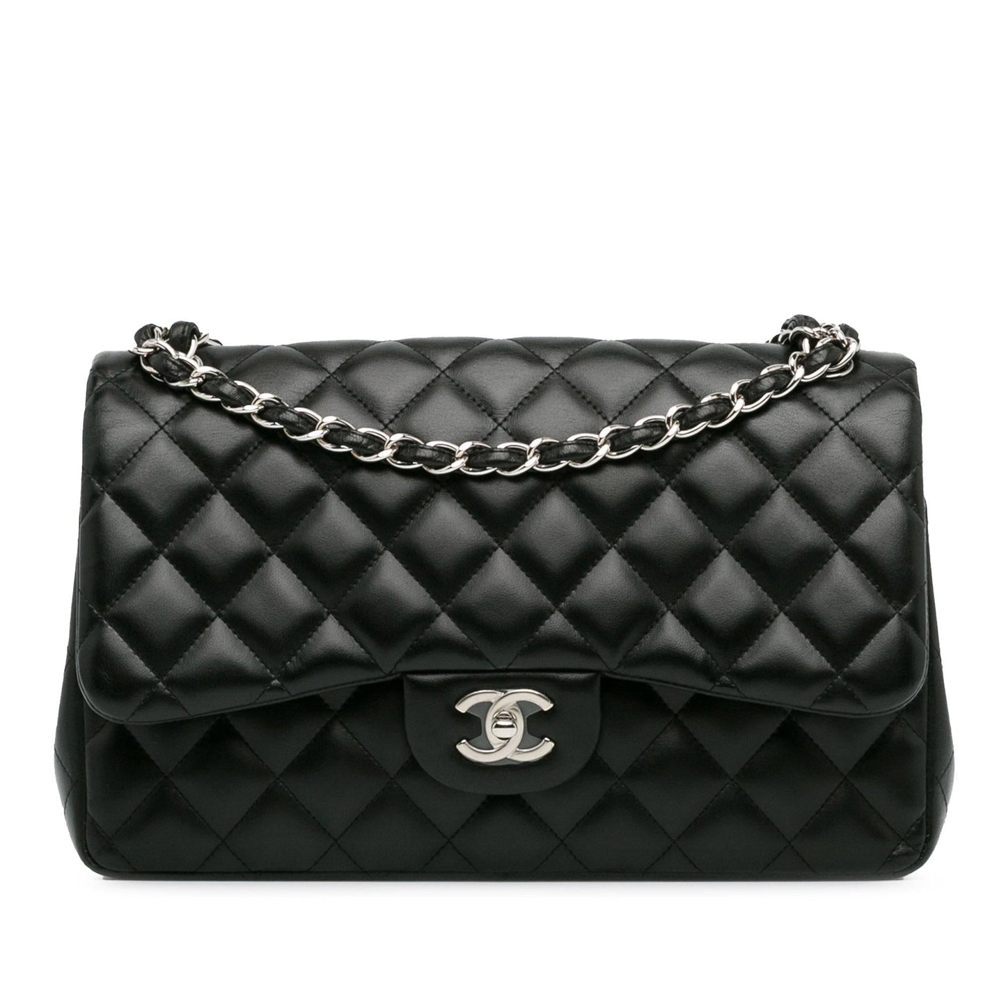 Chanel Jumbo Classic Lambskin Double Flap (SHG-WX0kkI) Shoulder Bag