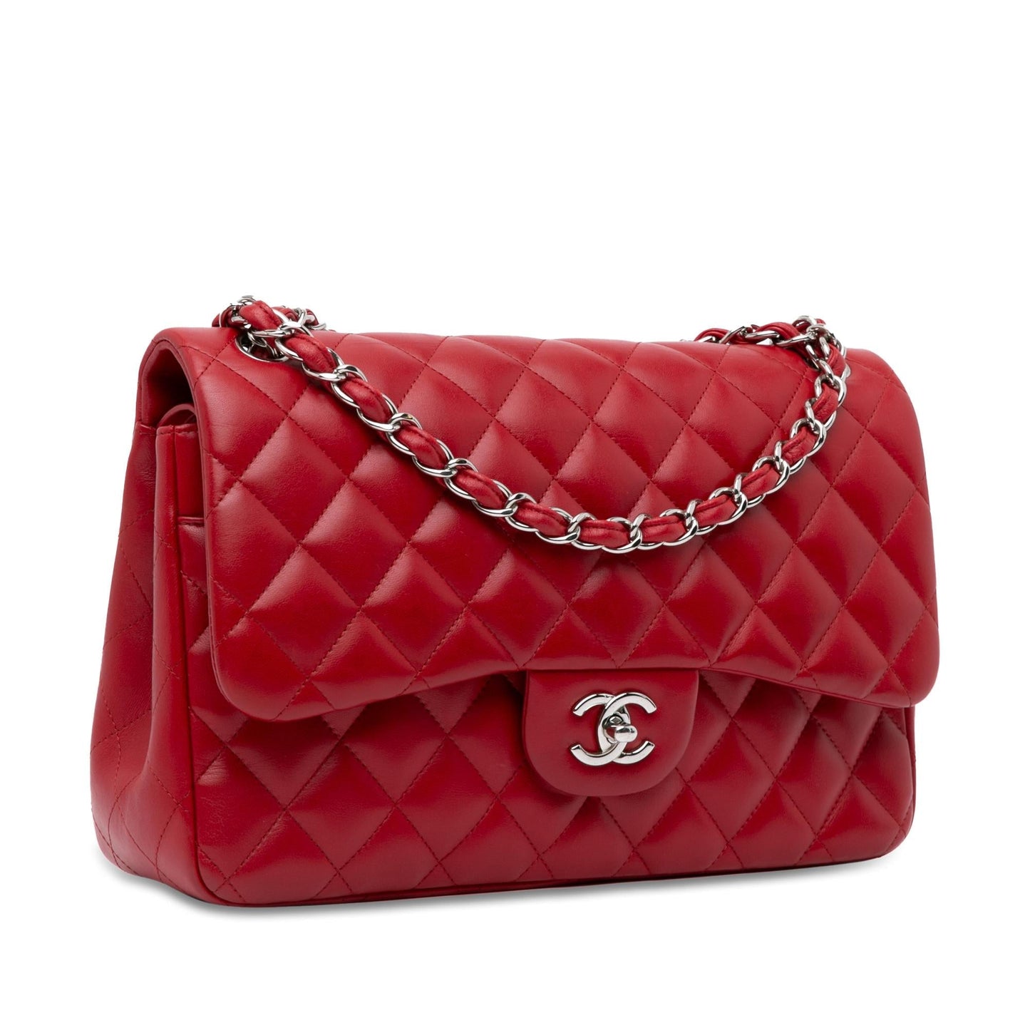 Chanel Jumbo Classic Lambskin Double Flap (SHG-TnikLT) Shoulder Bag
