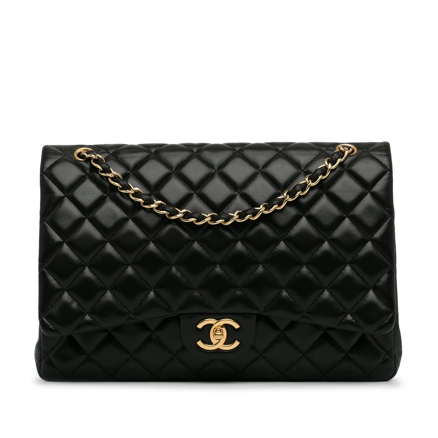 Chanel Jumbo Classic Lambskin Double Flap (SHG-sK91Ny) Shoulder Bag