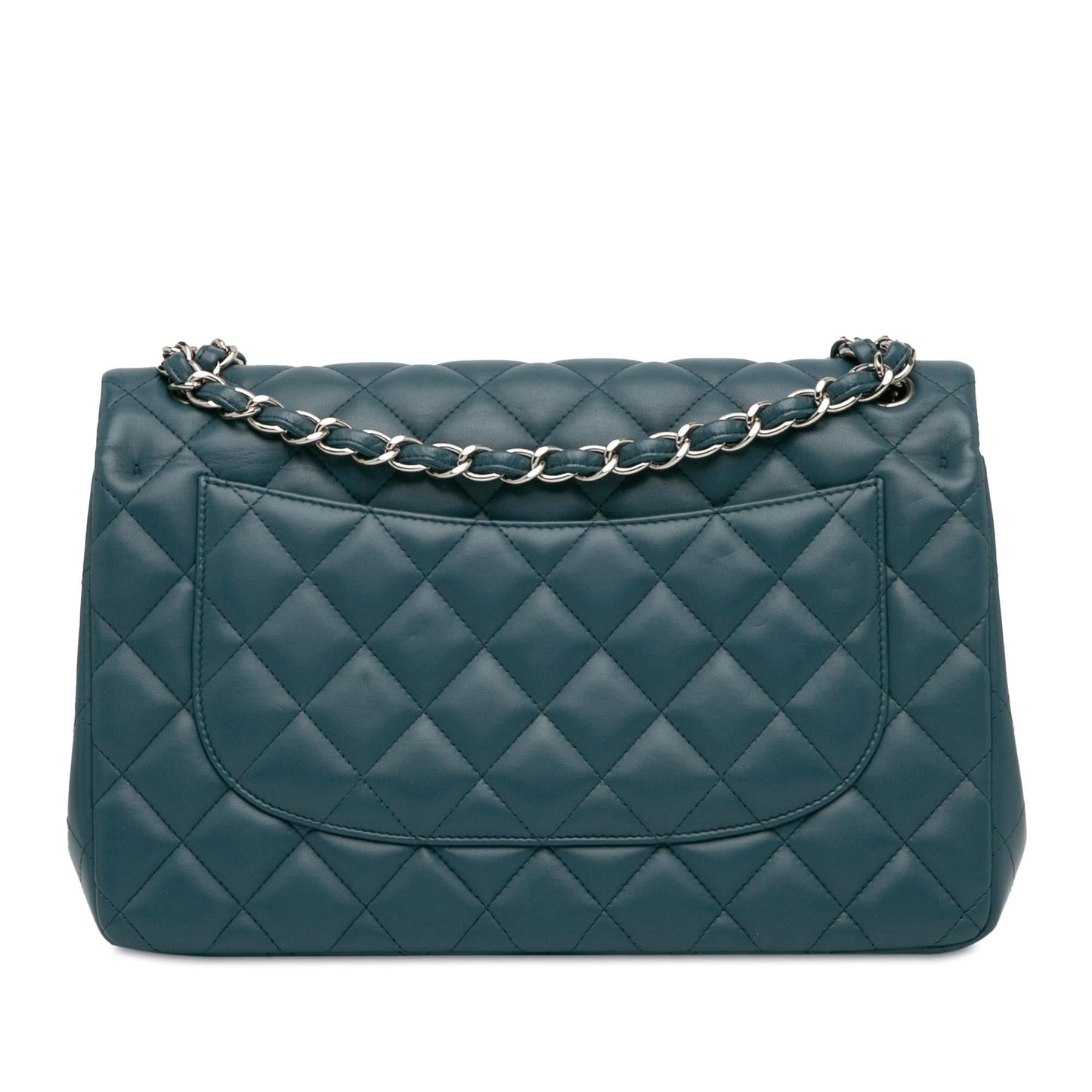 Chanel Jumbo Classic Lambskin Double Flap (SHG-ahjfnw) Shoulder Bag
