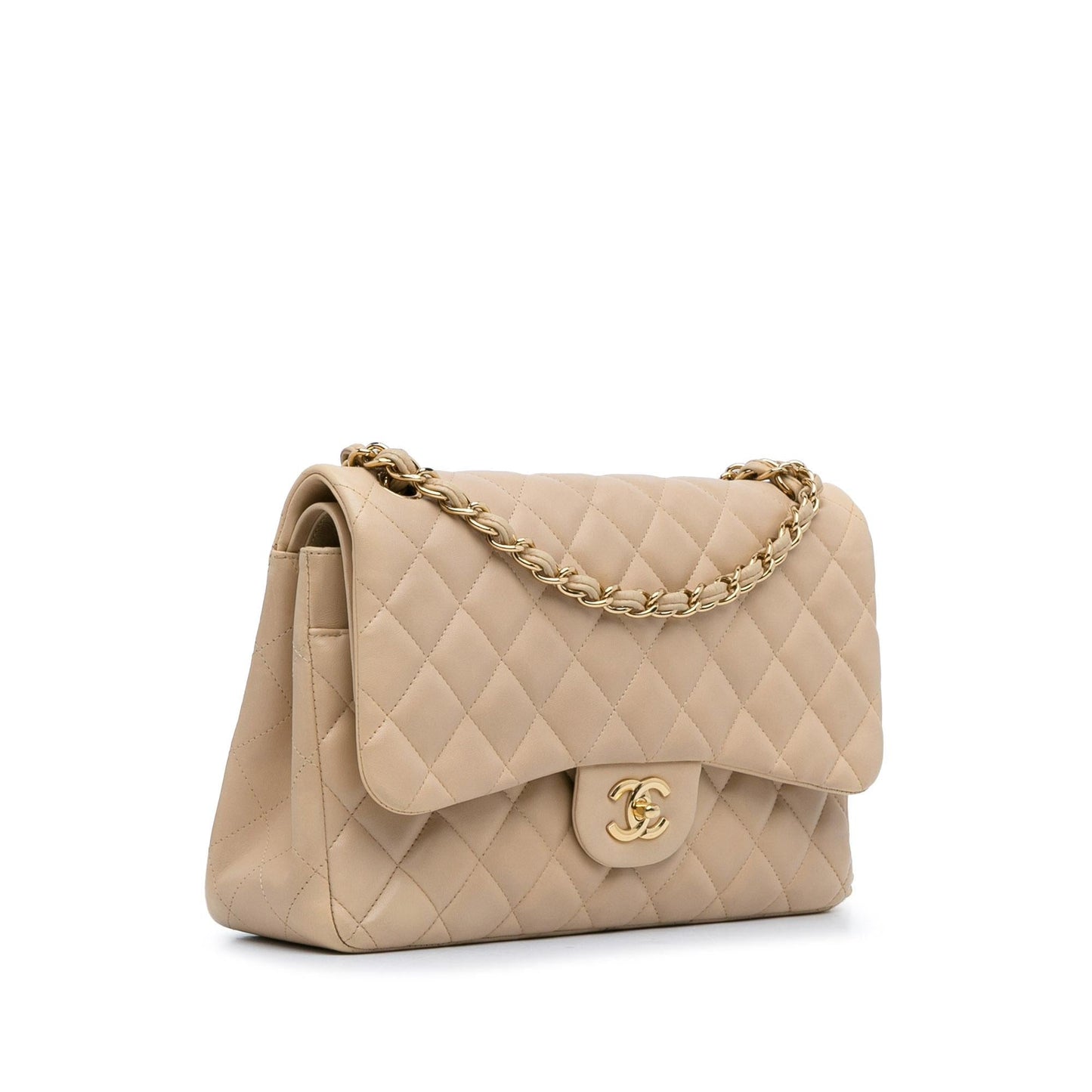 Chanel Jumbo Classic Lambskin Double Flap (SHG-w2q3Kp) Shoulder Bag
