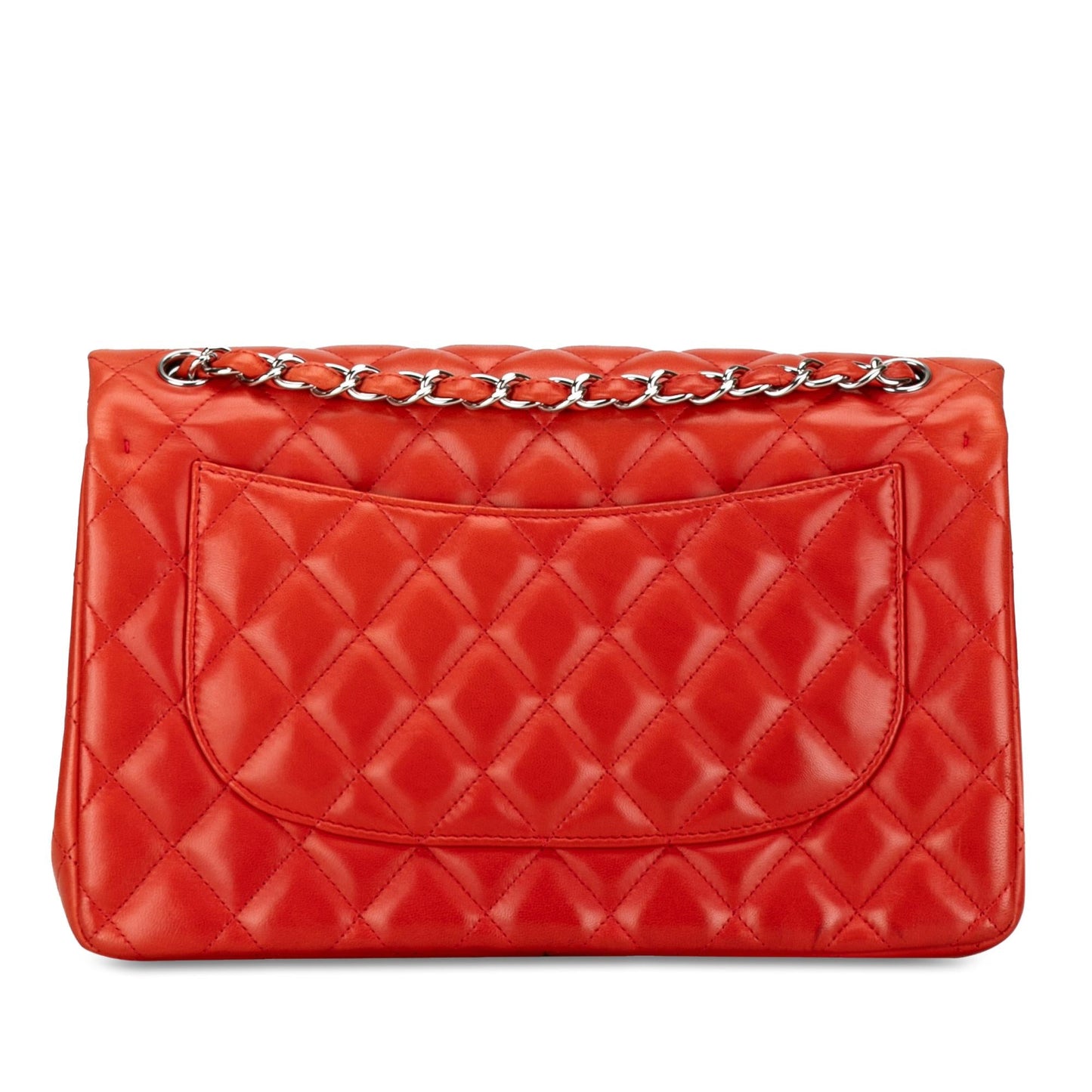 Chanel Jumbo Classic Lambskin Double Flap (SHG-vjfSJ9) Shoulder Bag
