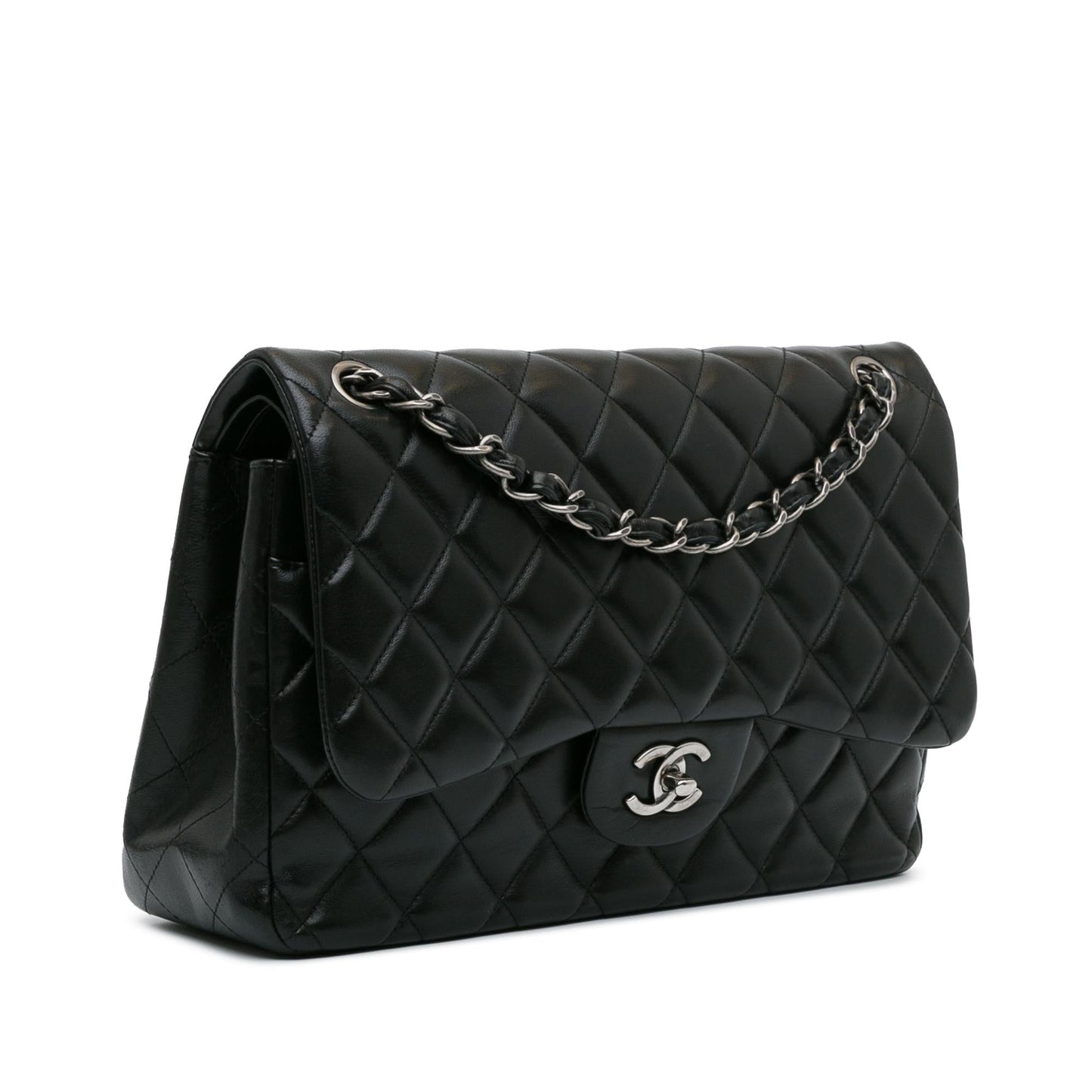 Chanel Jumbo Classic Lambskin Double Flap (SHG-ucgxXa) Shoulder Bag